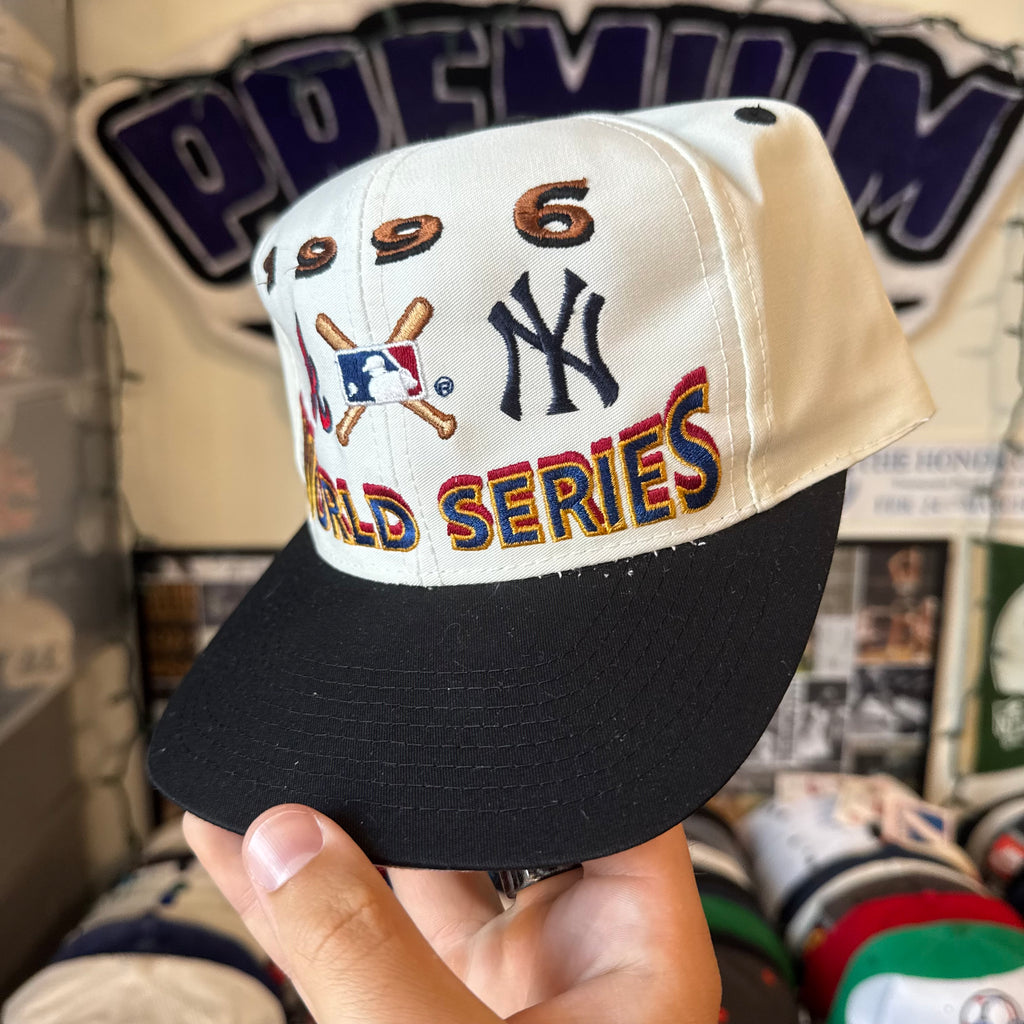 World Series 1996 New York Yankees vs Atlanta Braves Logo 7 MLB Baseball Snapback