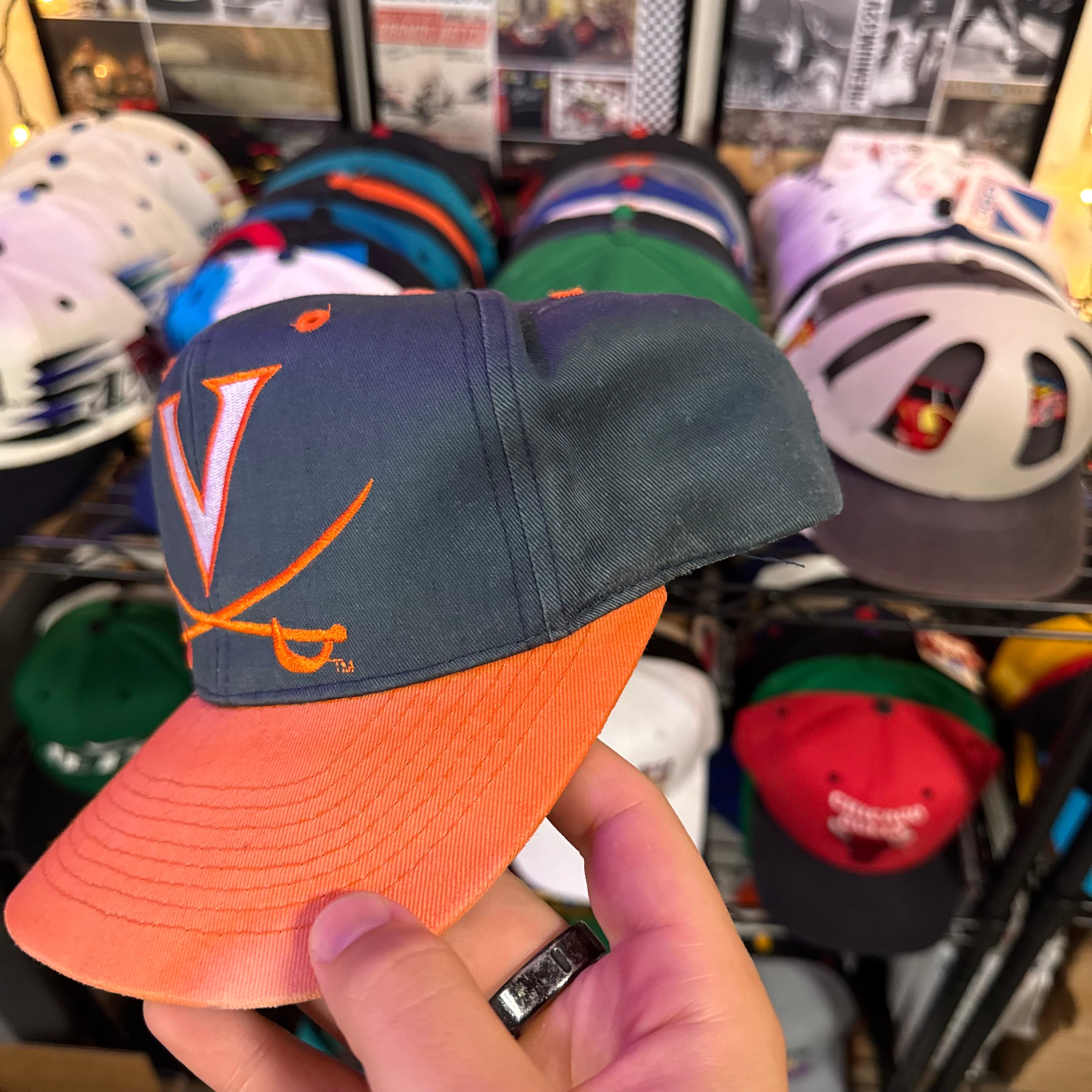 University of Virginia UVA Cavaliers Large Plain Logo Faded Snapback