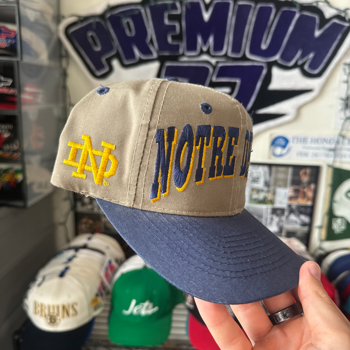 University of Notre Dame Too of the World ToW Downward Arch NCAA College Snapback