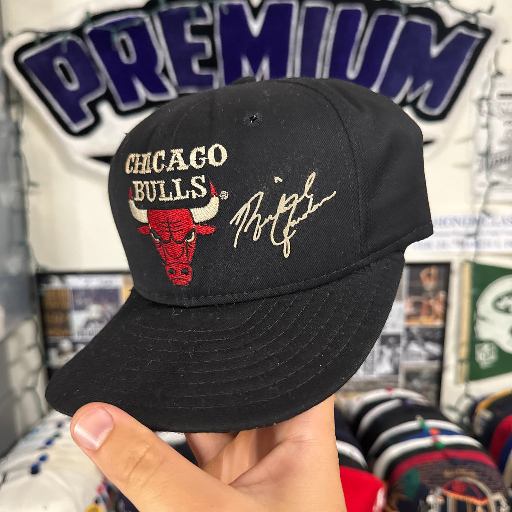 Chicago Bulls Plain Log AJD Michael Jordan #23 Signature NBA Basketball Snapback