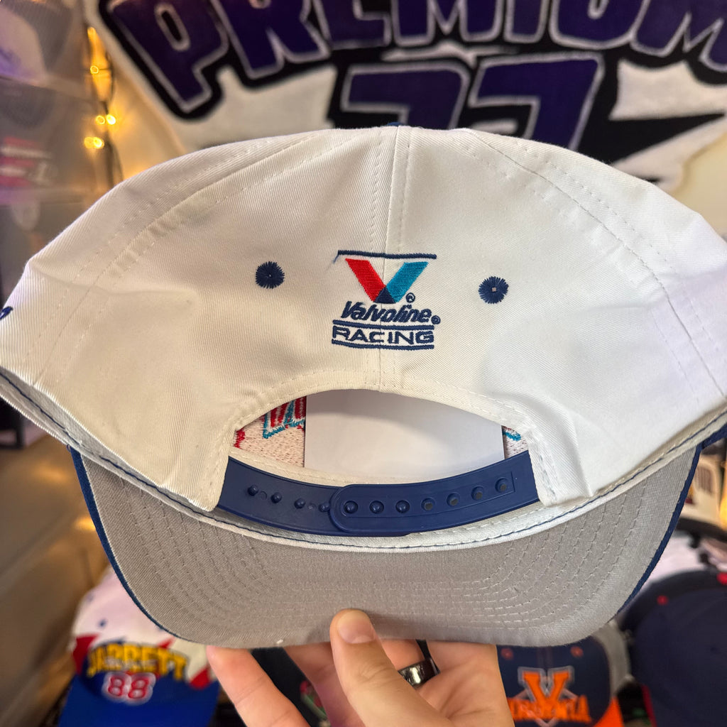 Mark Martin #6 Roush Racing Valvoline Racing Logo 7 Double Sharktooth Snapback