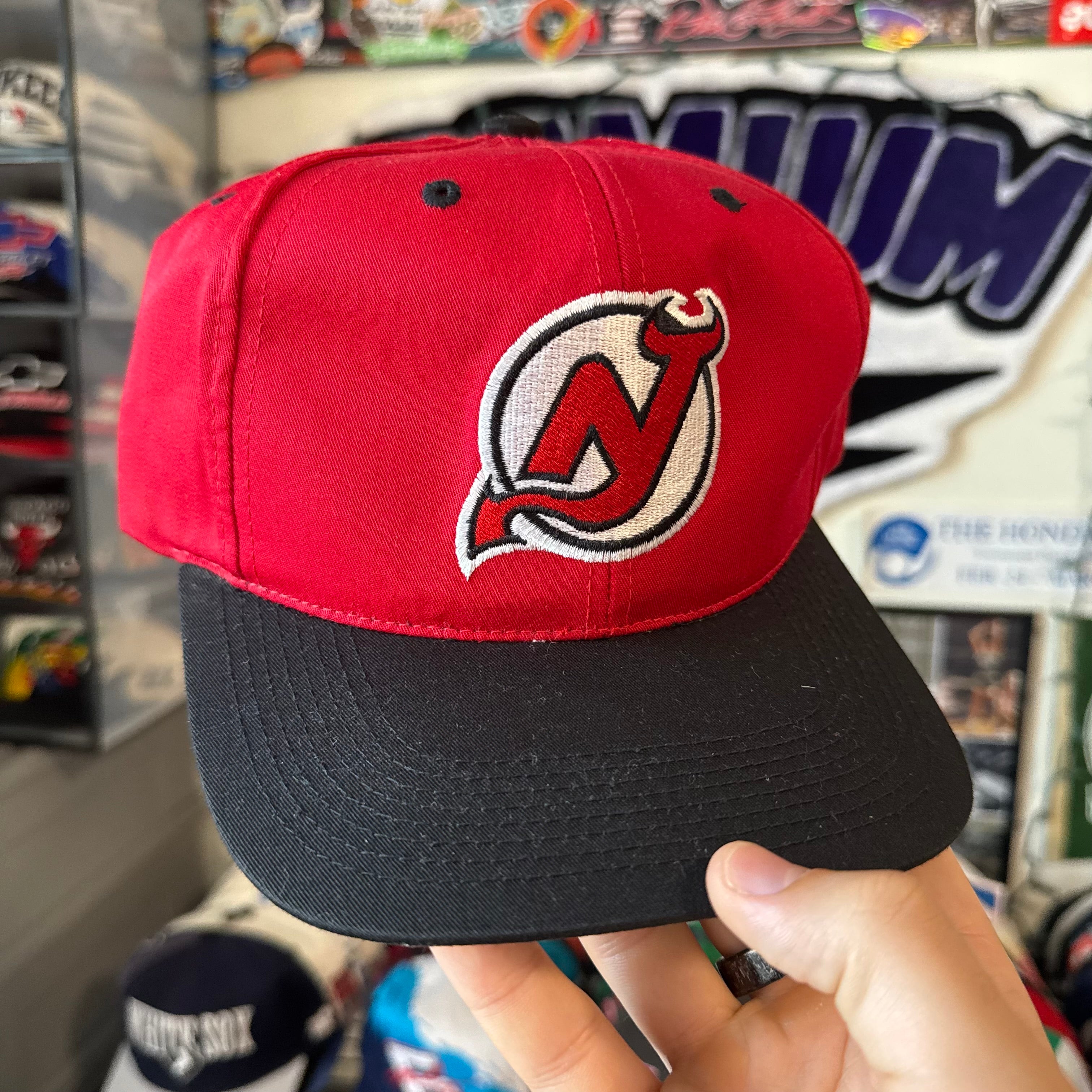 New Jersey Devils Sports Specialties Plain Logo NHL Hockey Snapback