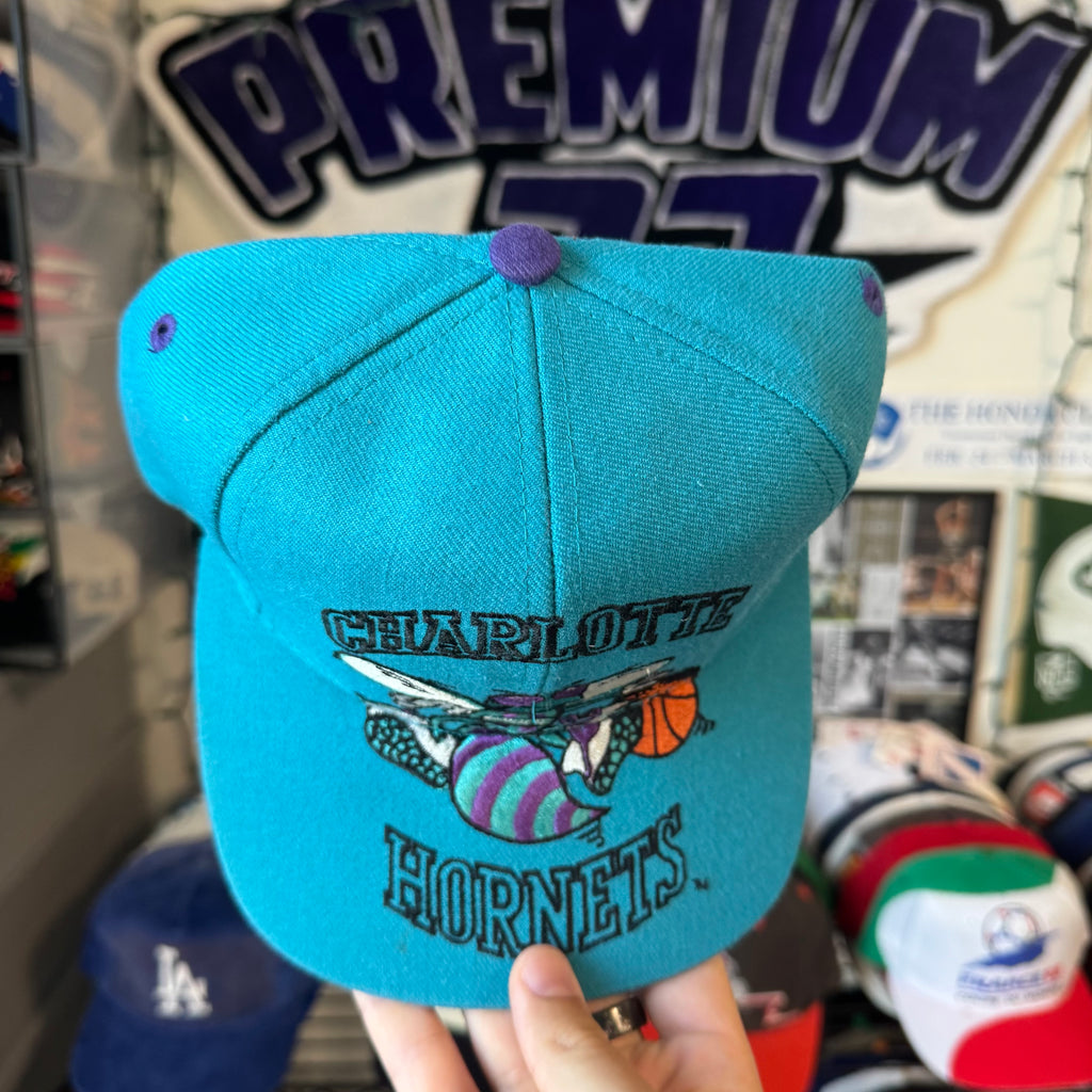 Charlotte Hornets Monster Logo Blockhead AJD NBA Basketball Snapback
