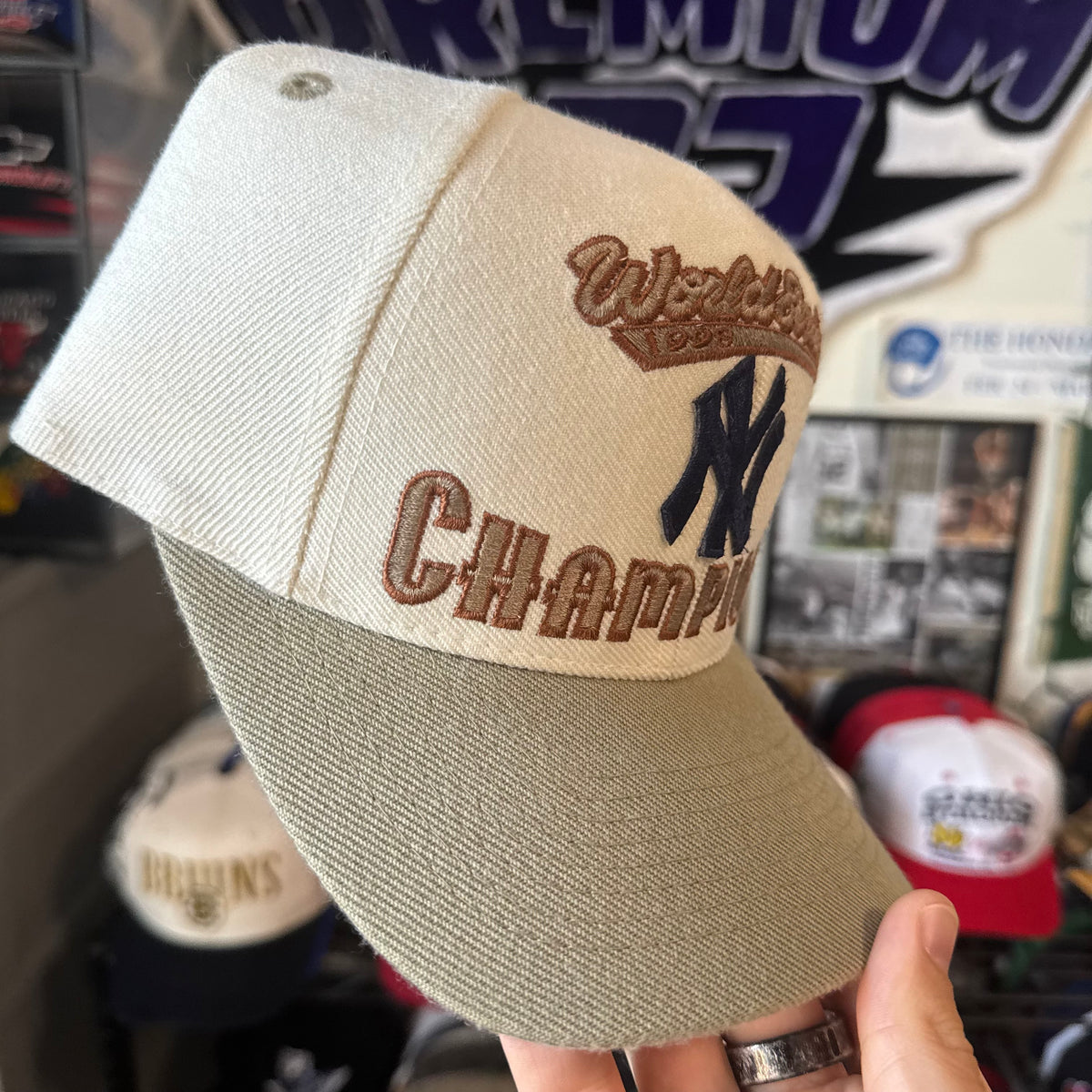 New York Yankees 1998 World Series Champions Logo 7 MLB Baseball SnapBack