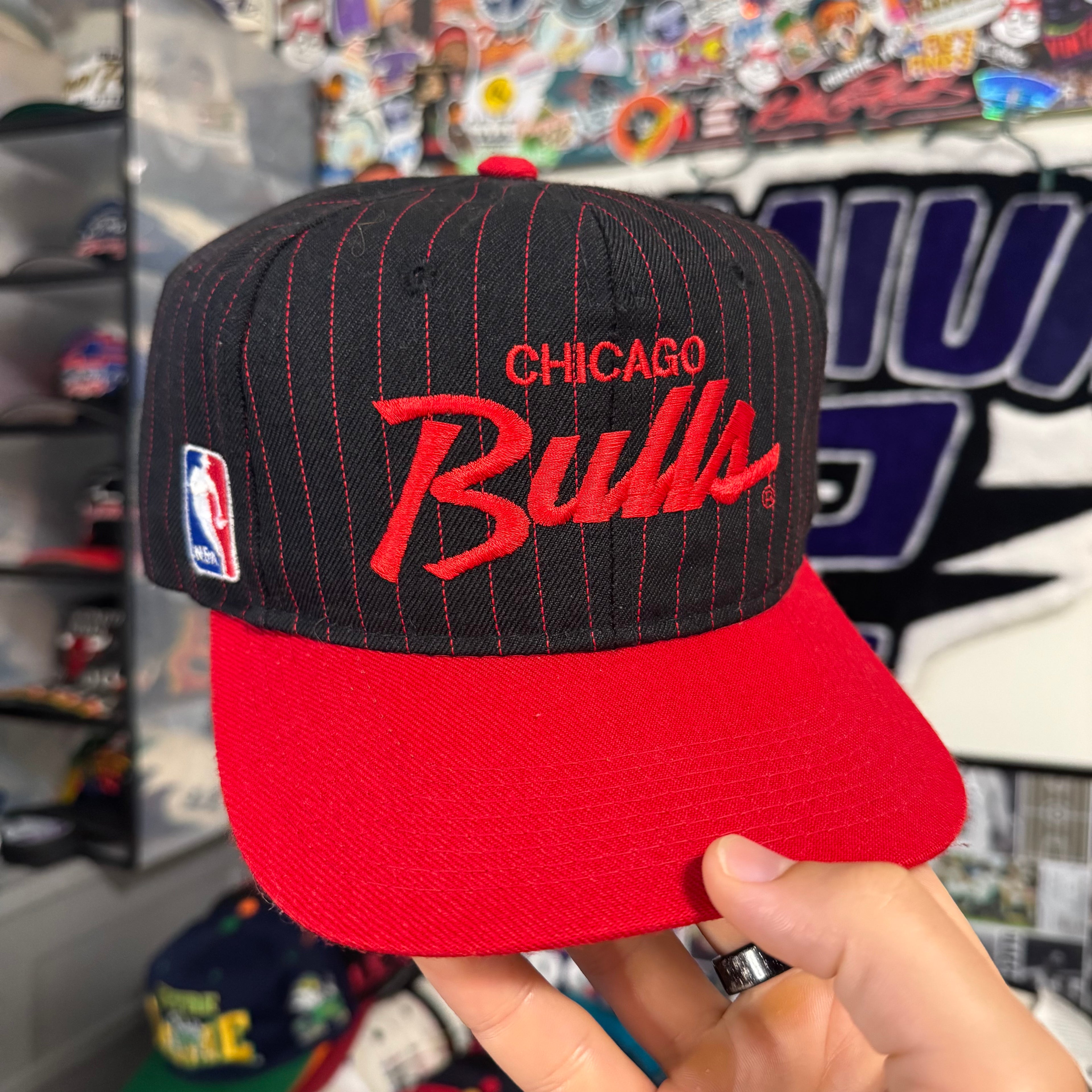 Chicago Bulls Sports Specialties Pinstripe Single Line Script