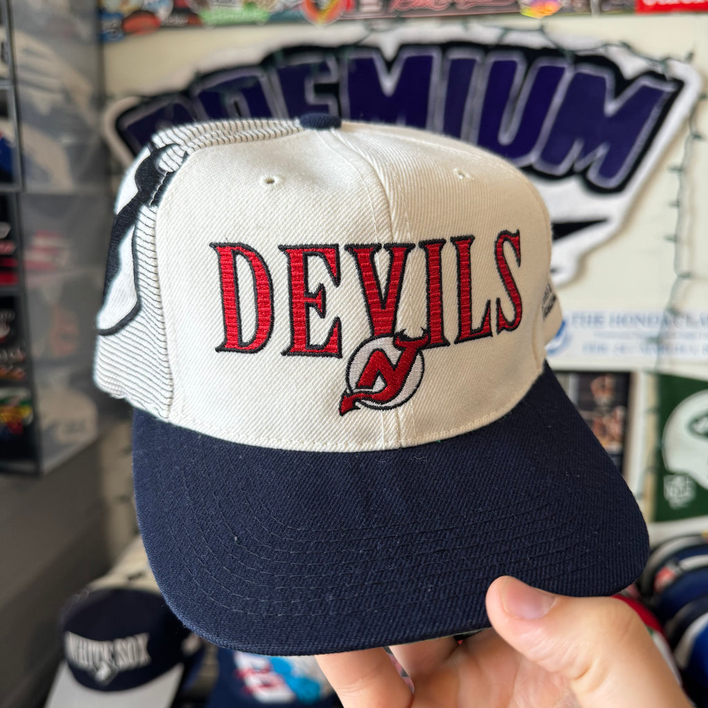 New Jersey Devils Sports Specialties Laser NHL Hockey Snapback