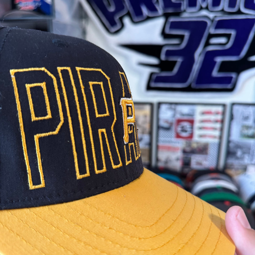 Pittsburgh Pirates Block Outline American Needle MLB Baseball Snapback