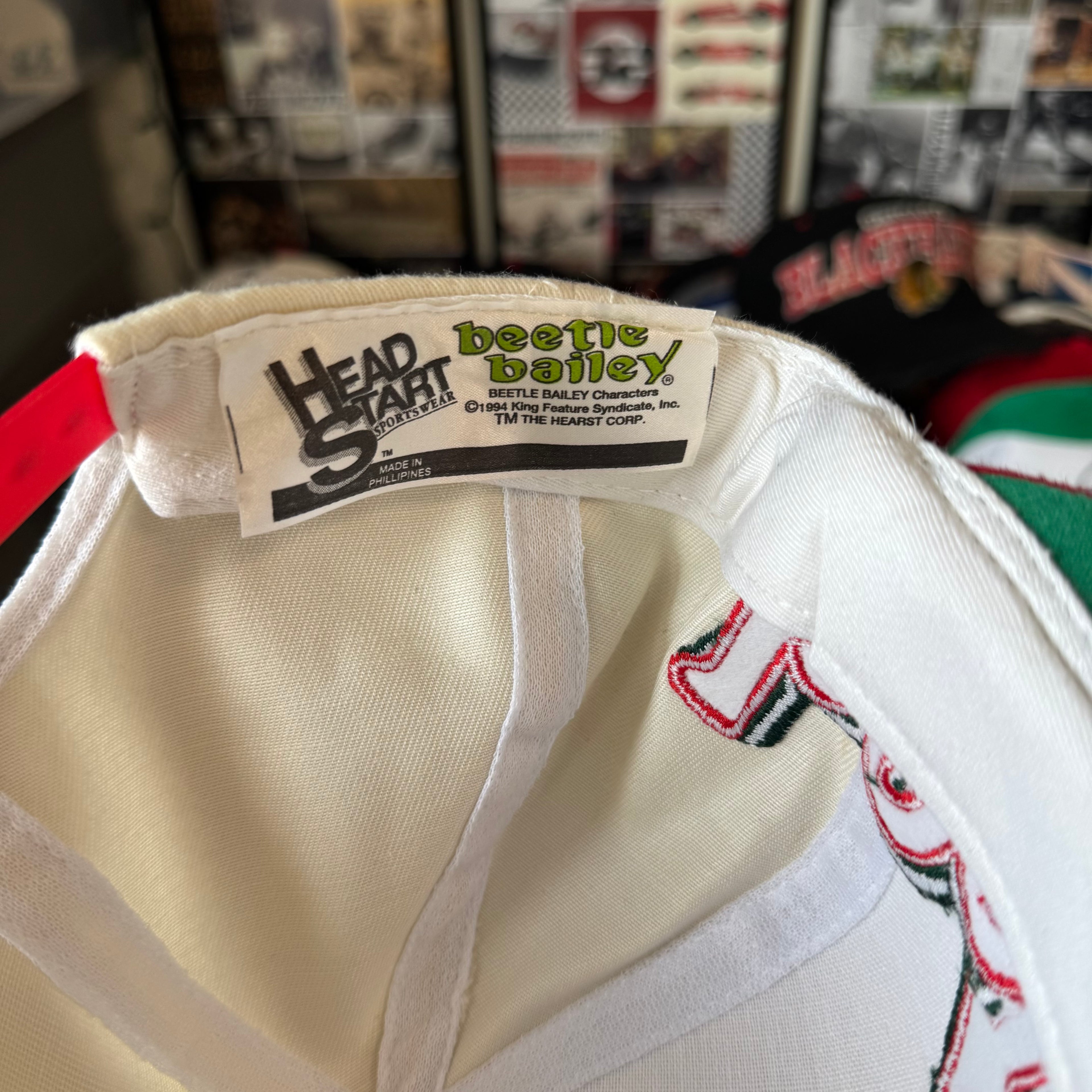 Beetle Bailey Bubble Text Head Start Snapback