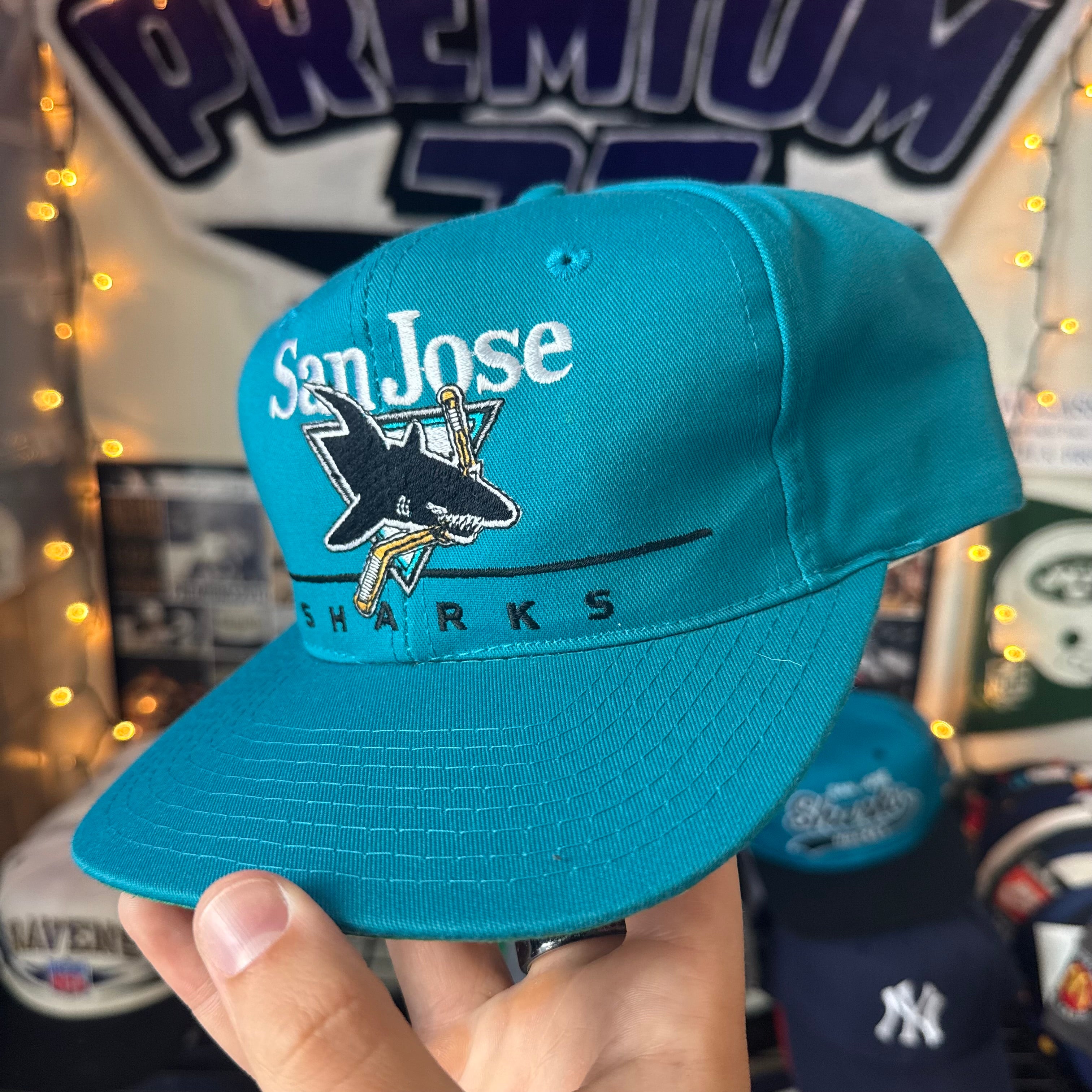 San Jose Sharks Twins Enterprise Bar SnapBack
