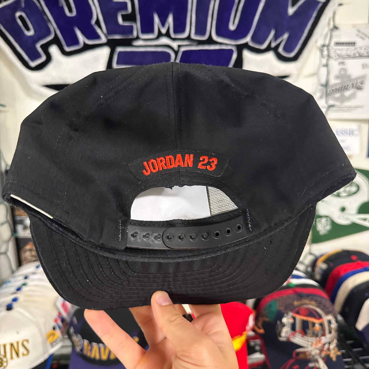Chicago Bulls Plain Log AJD Michael Jordan #23 Signature NBA Basketball Snapback