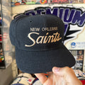 New Orleans Saints Sports Specialties Single Line Script NFL Football SnapBack *flaw