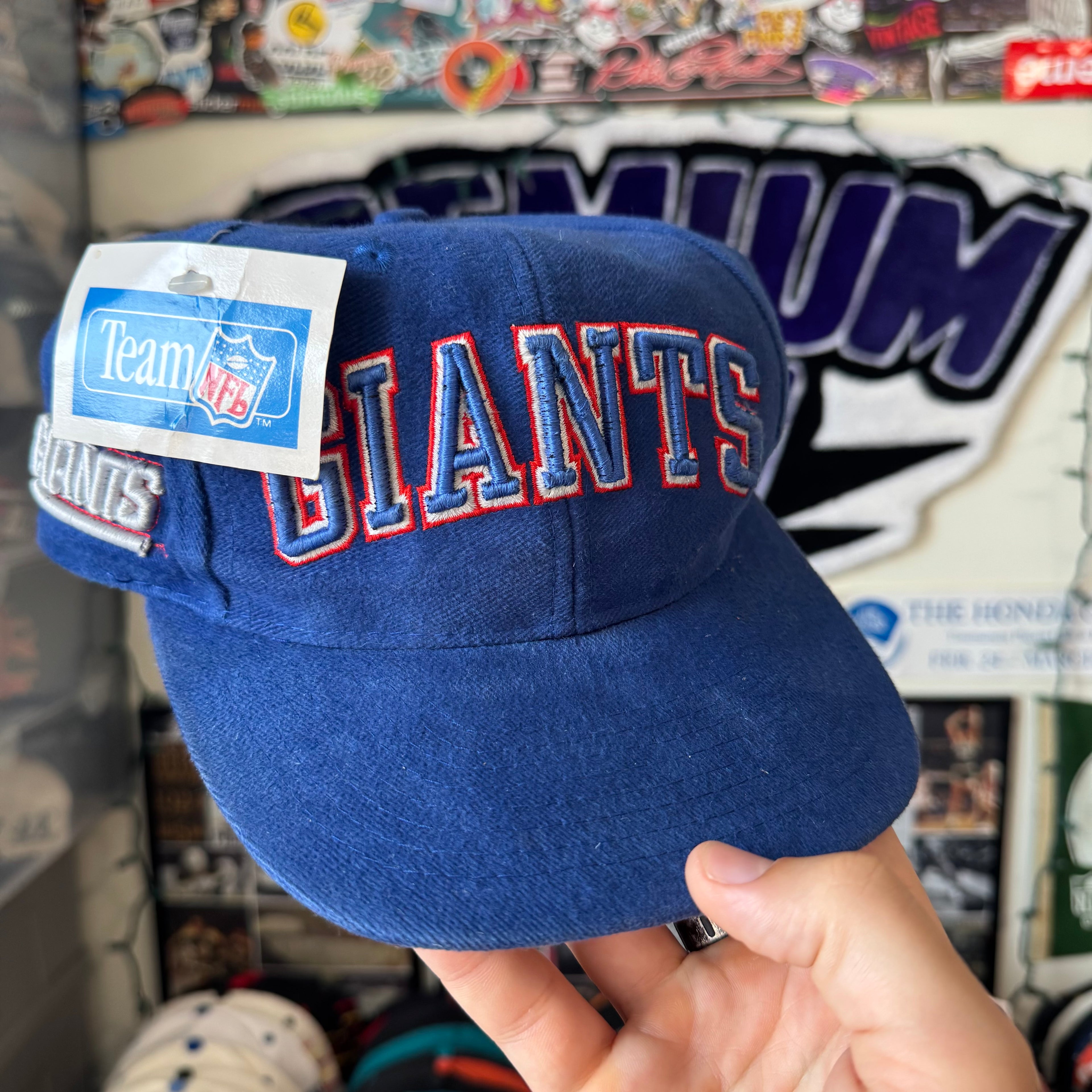 New York Giants Puff Print Arch NFL Football SnapBack