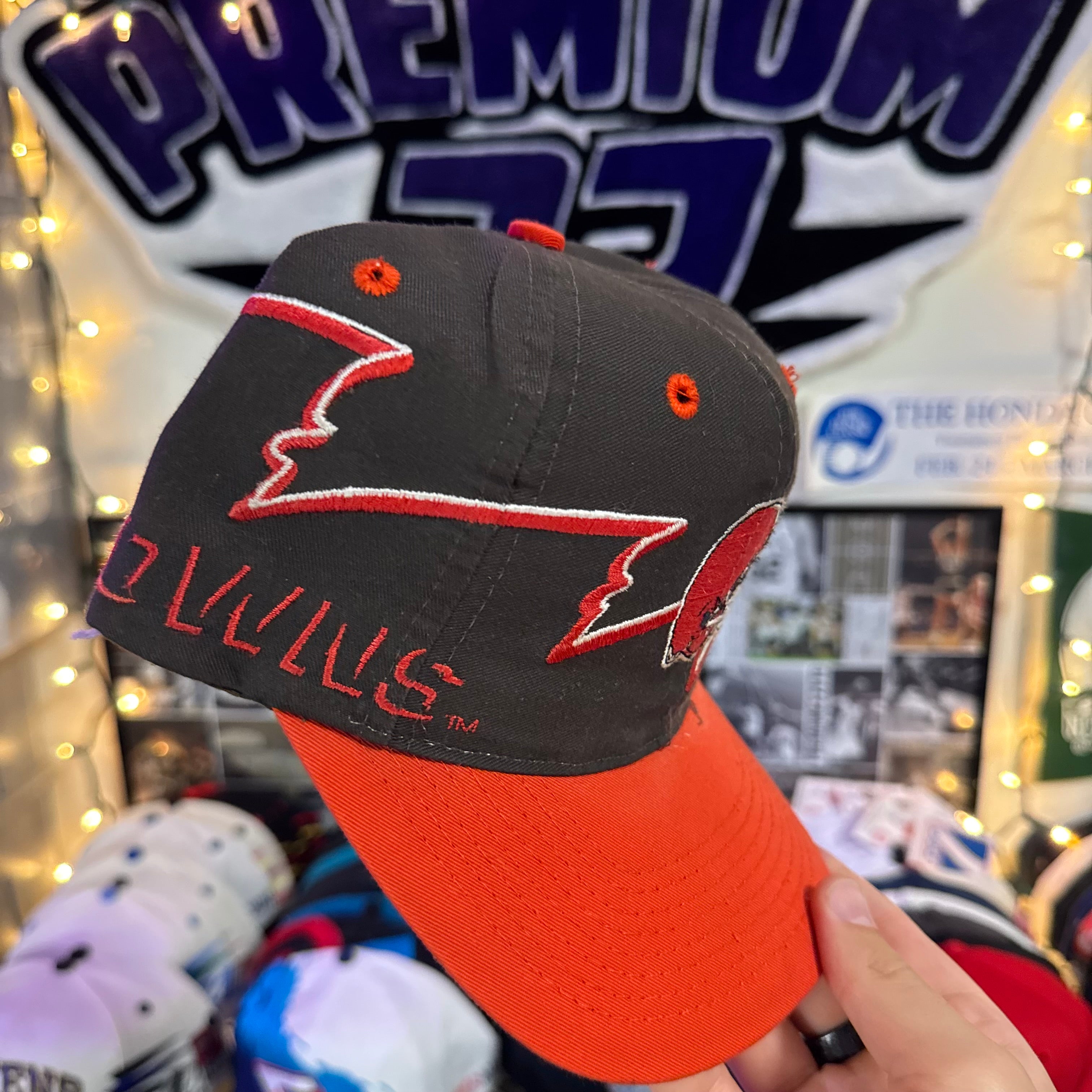 Cleveland Browns Reverse Sharktooth / Ghost Sharktooth Logo 7 NFL Snapback