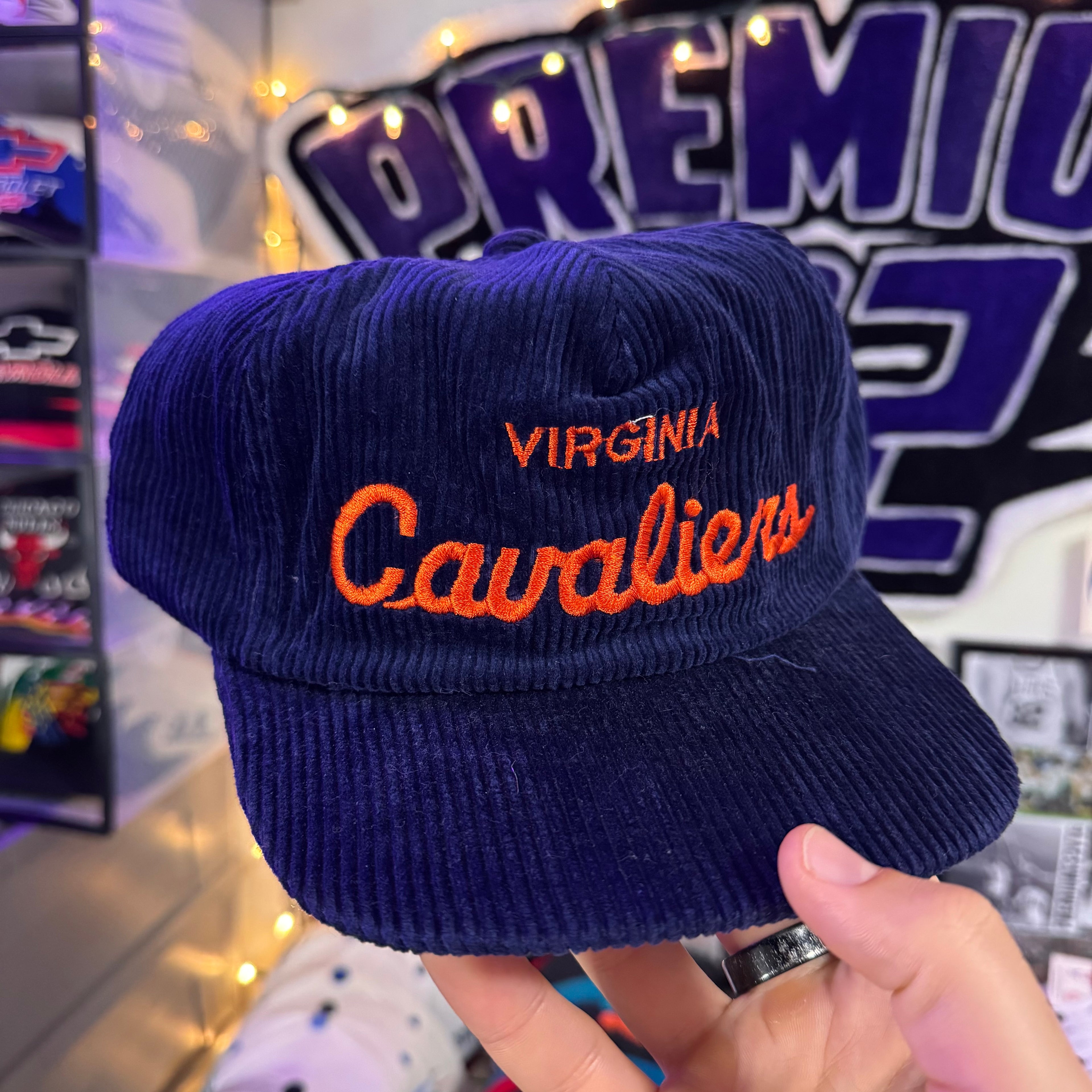 University of Virginia Cavaliers UVA Corduroy Script AJD Snapback