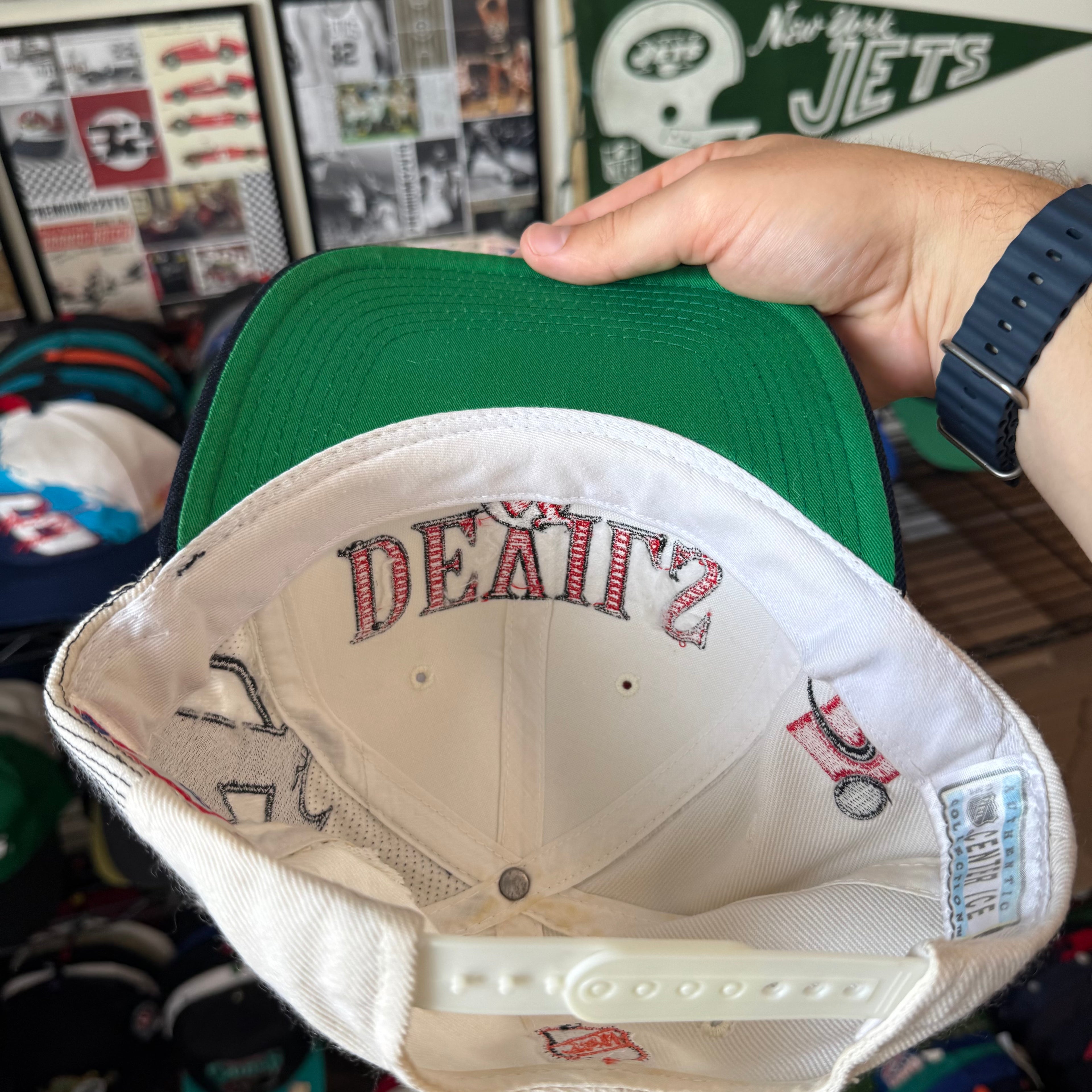 New Jersey Devils Sports Specialties Laser NHL Hockey Snapback