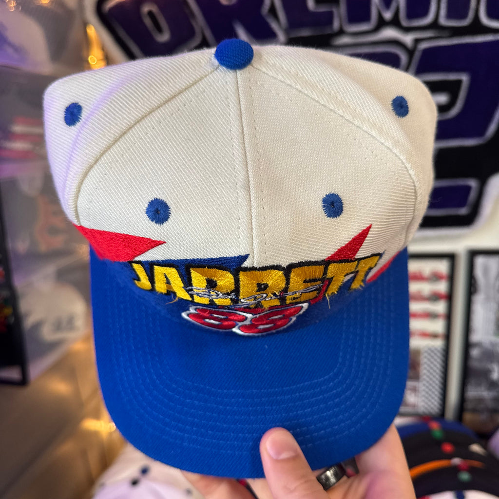 Dale Jarrett #88 Ford Quality Care Racing Logo Athletic Double Sharktooth