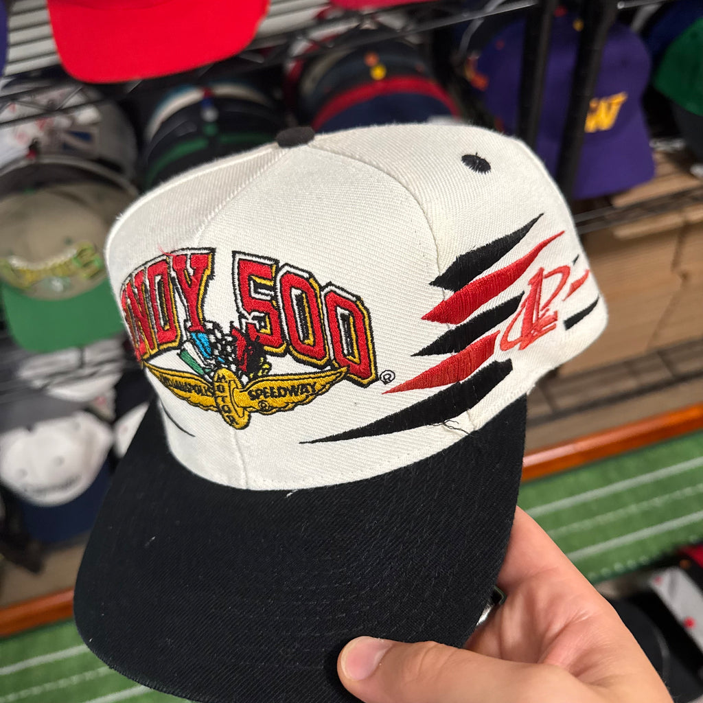 Indy 500 Logo Athletic Diamond Cut. Indy Motor Speedway 90’s Indy Car Racing Snapback