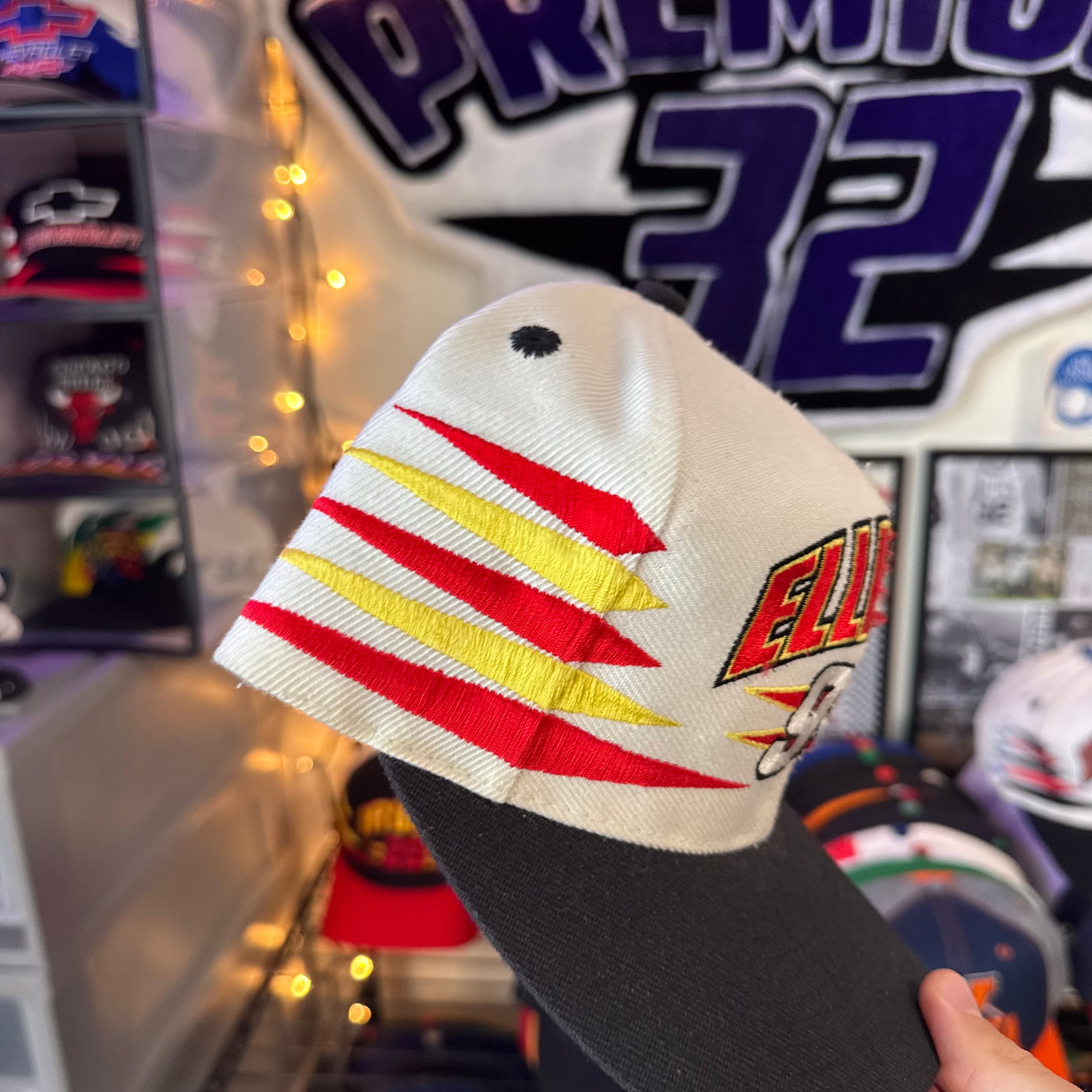 Bill Elliott #94 McDonald’s Racing Team Logo Athletic Diamond Cut Snapback