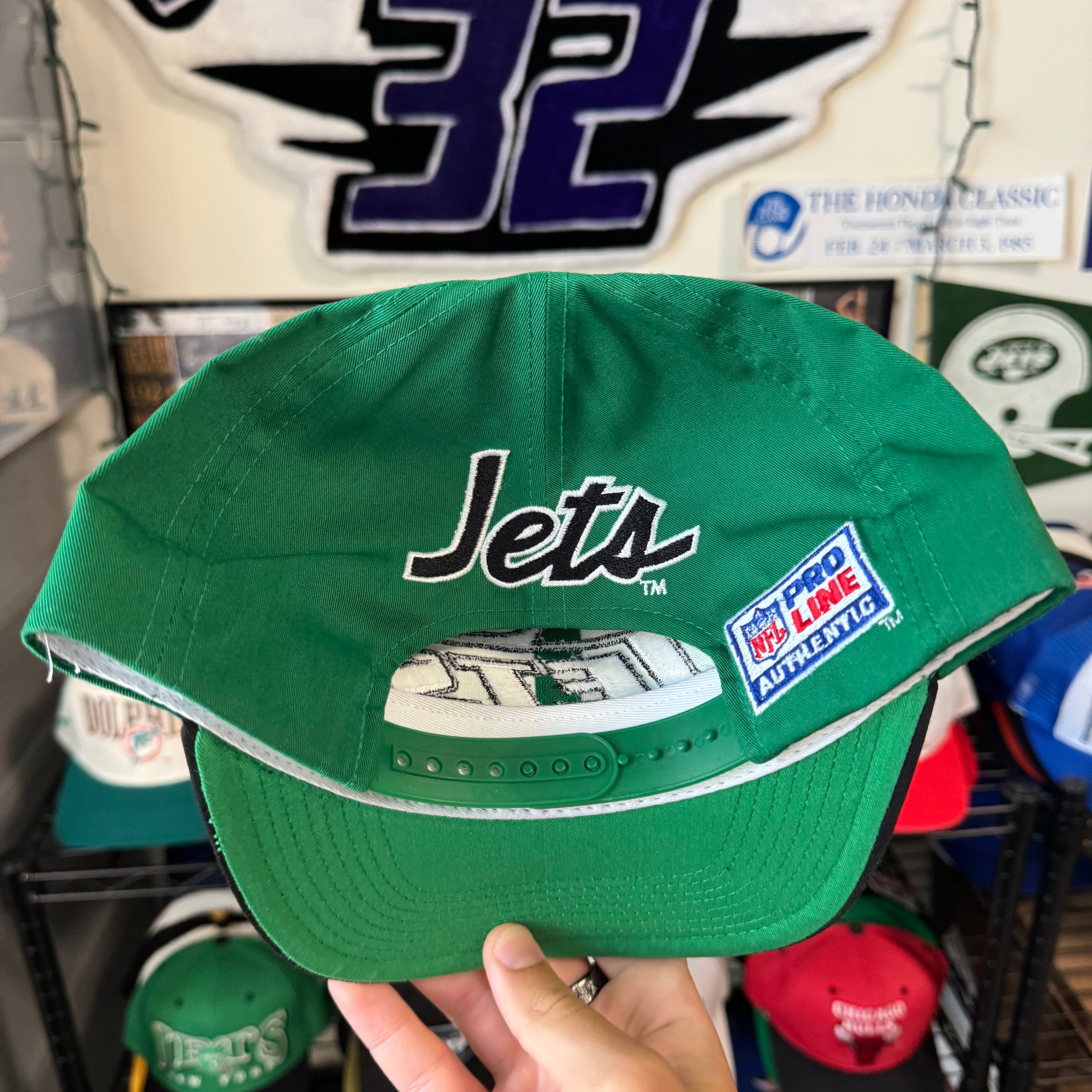 New York Jets Sports Specialties Back Script NFL Football Snapback