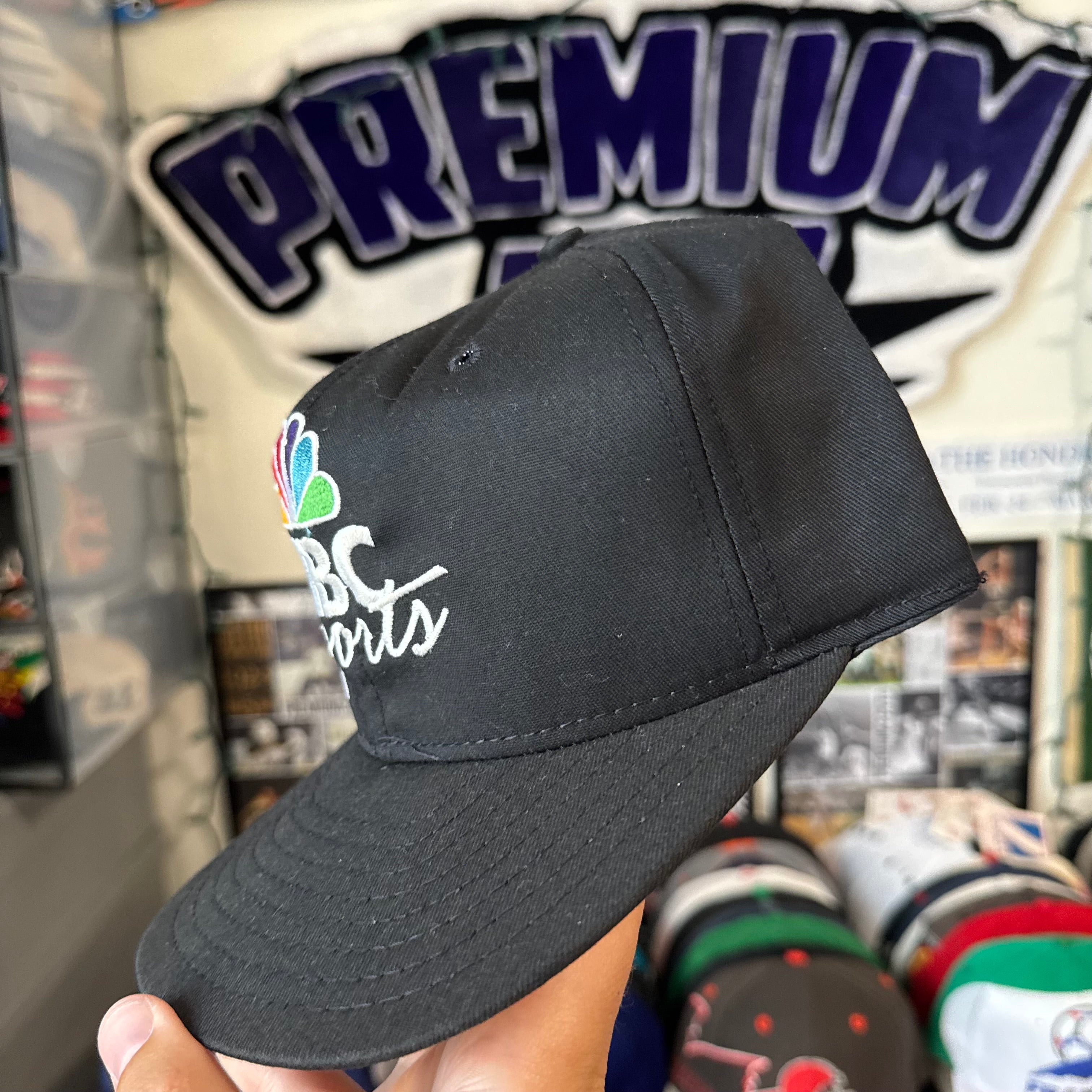 NBC Sports Black Plain Logo Snapback