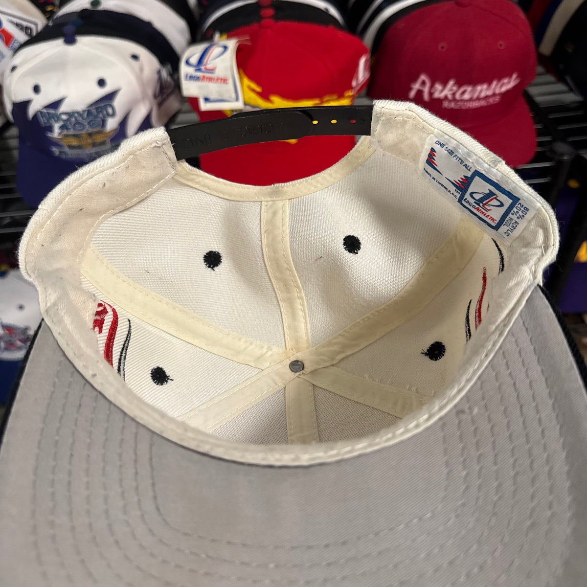 Indy 500 Logo Athletic Diamond Cut. Indy Motor Speedway 90’s Indy Car Racing Snapback