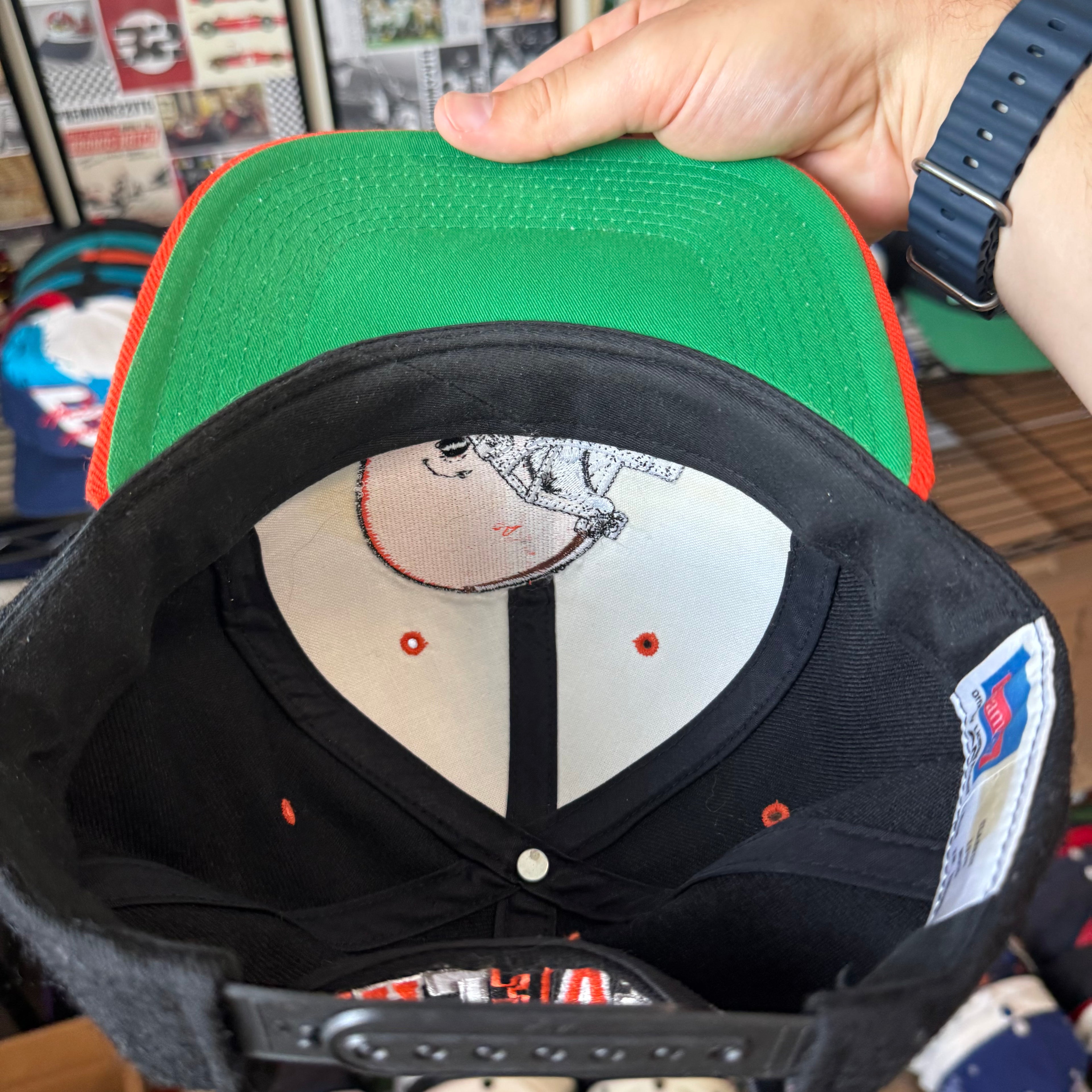 Cleveland Browns Blockhead Football Helmet NFL Football Snapback