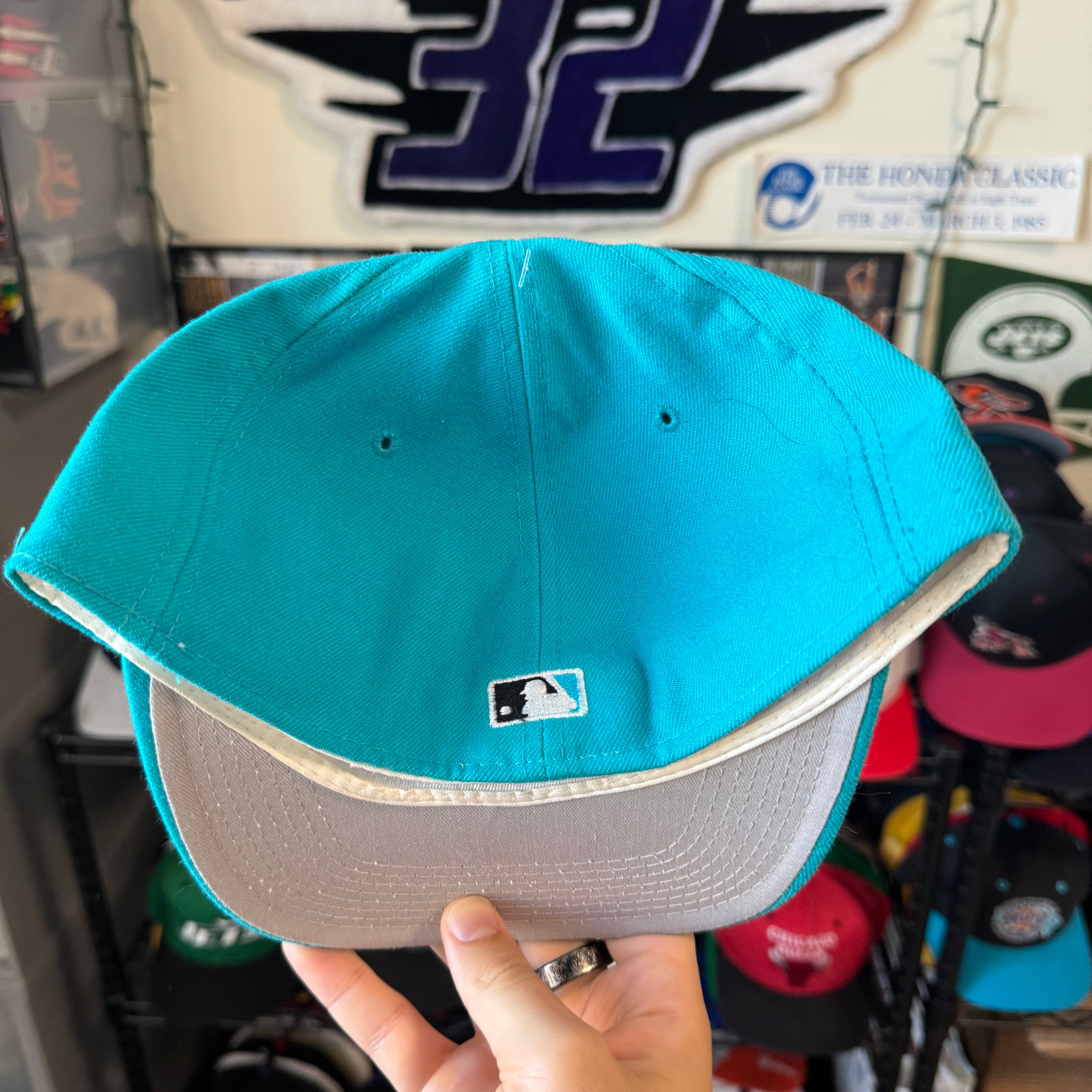 Florida Marlins Sports Specialties Plain Logo Fitted Size 7 1/4