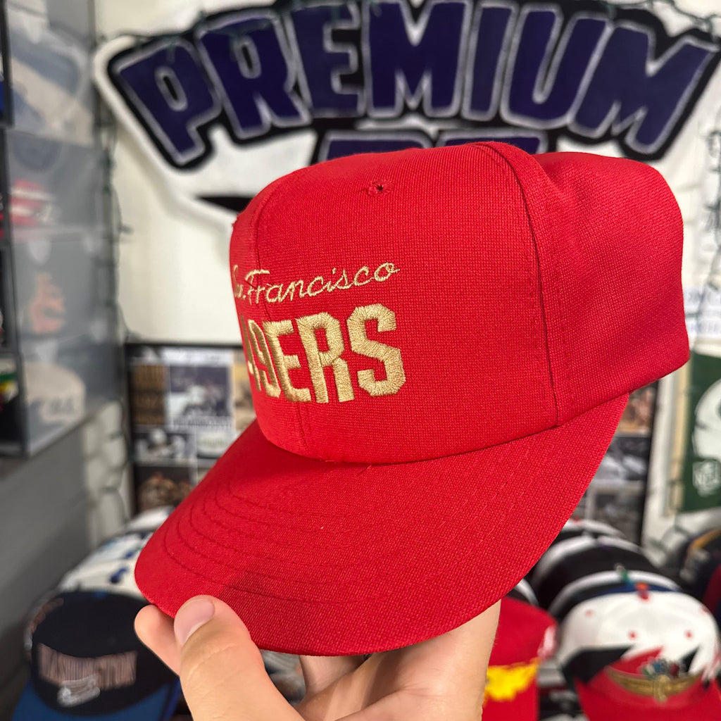San Francisco 49ers Block Text Lightweight NFL Football Snapback