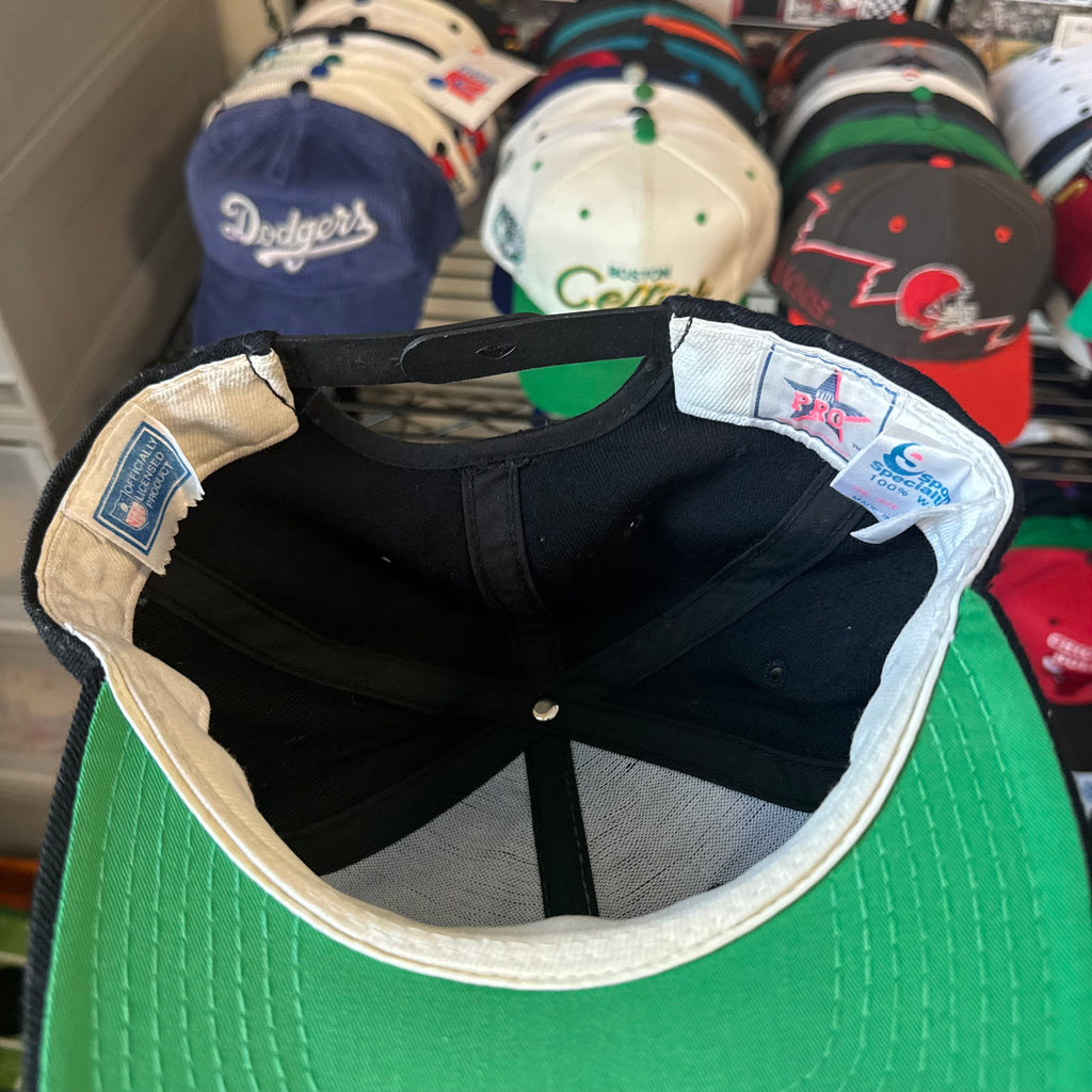 New Orleans Saints Sports Specialties Single Line Script NFL Football SnapBack *flaw
