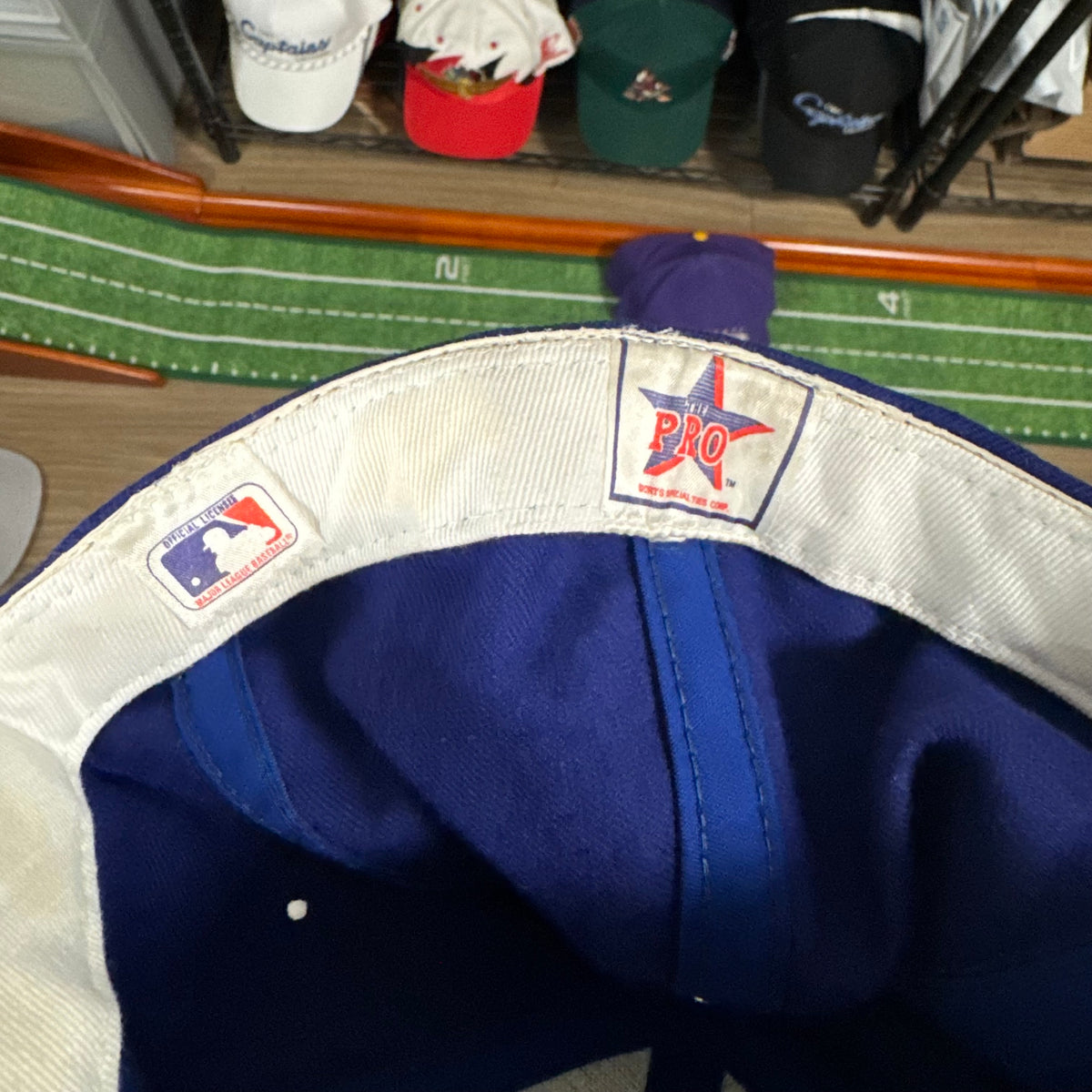 Atlanta Braves Sports Specialties Plain Logo Fitted Hat Size 7 5/8