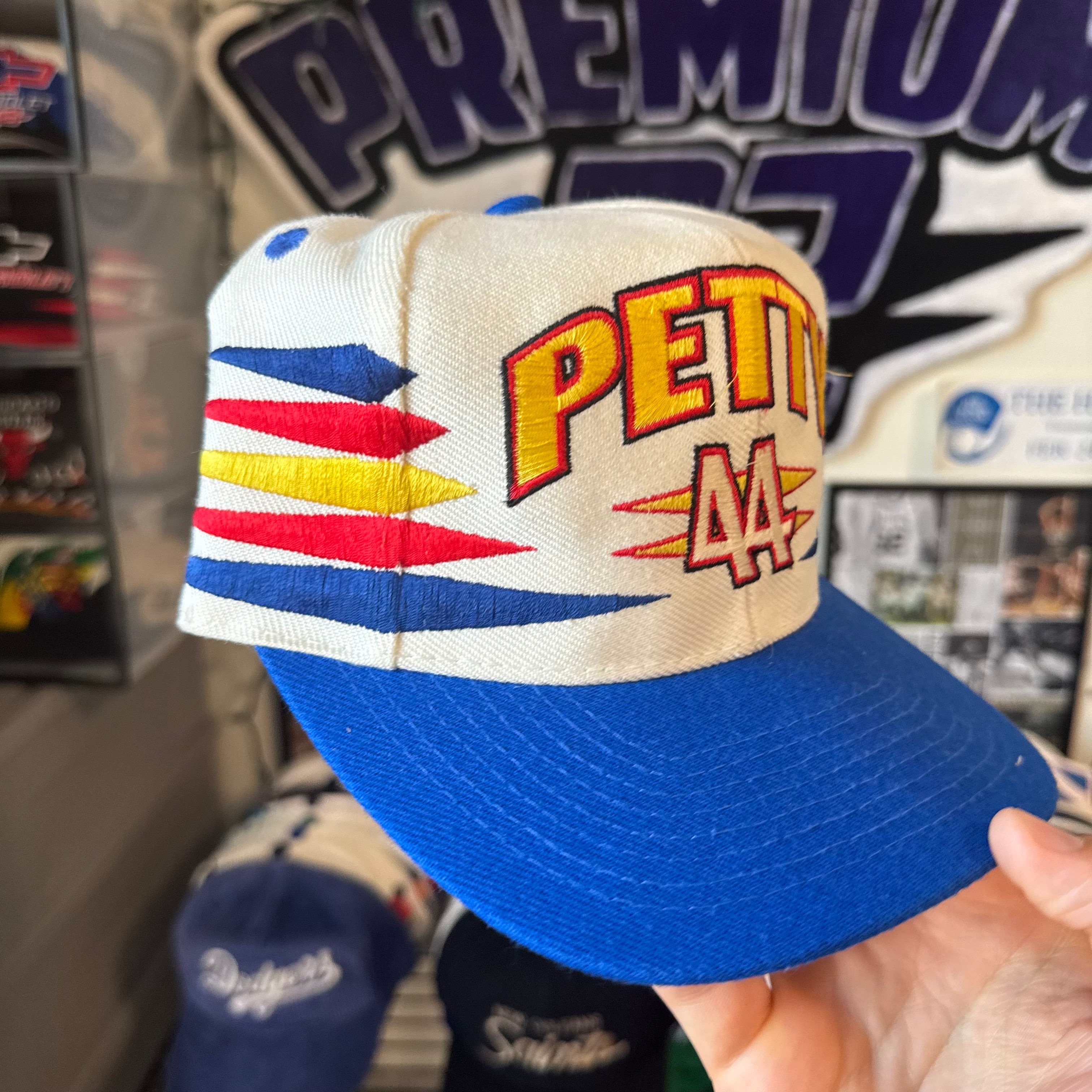 Kyle Petty #44 Hot Wheels Racing Logo Athletic Diamond Cut NASCAR Racing Snapback