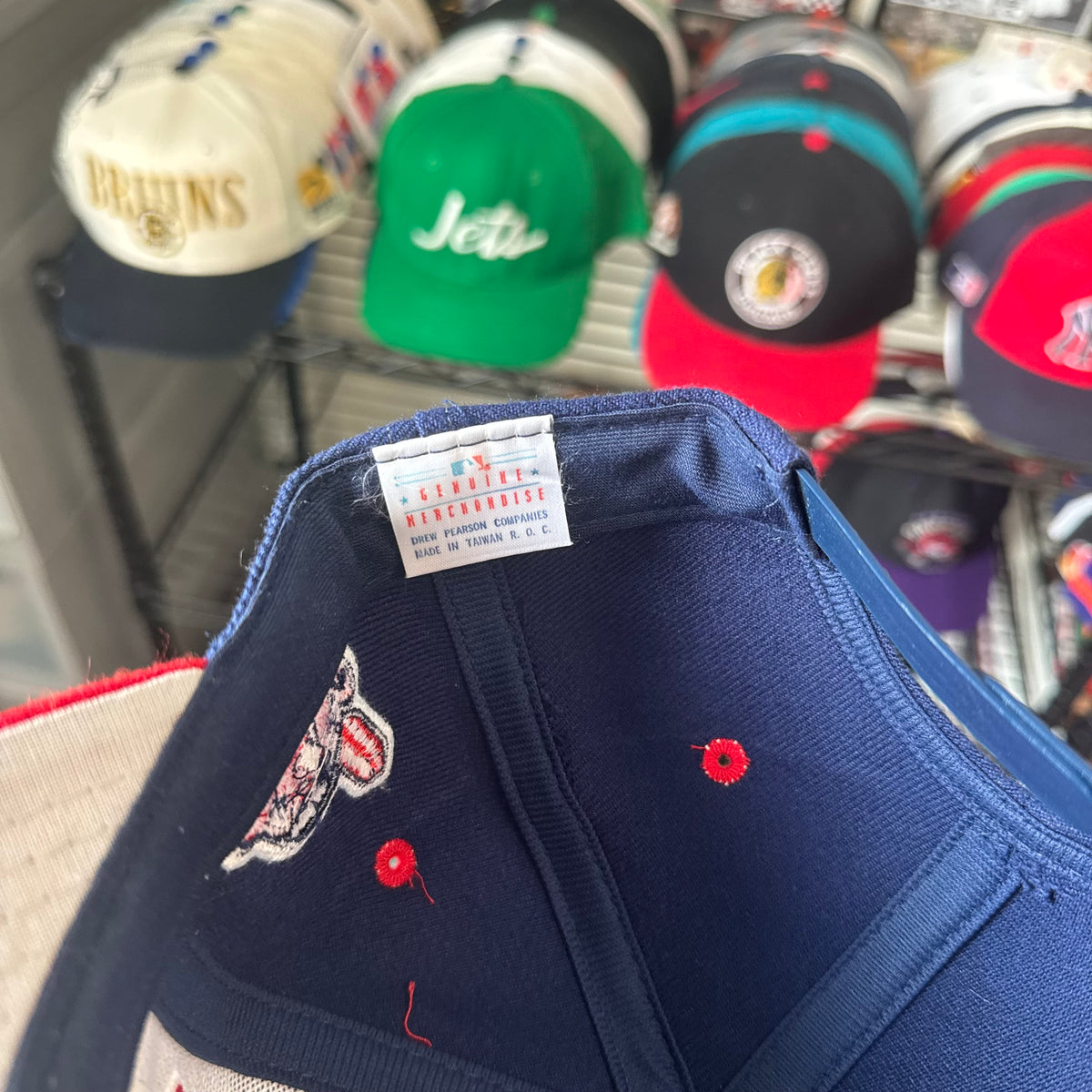 Cleveland Indians Drew Pearson Bubble Graffiti MLB Baseball Snapback