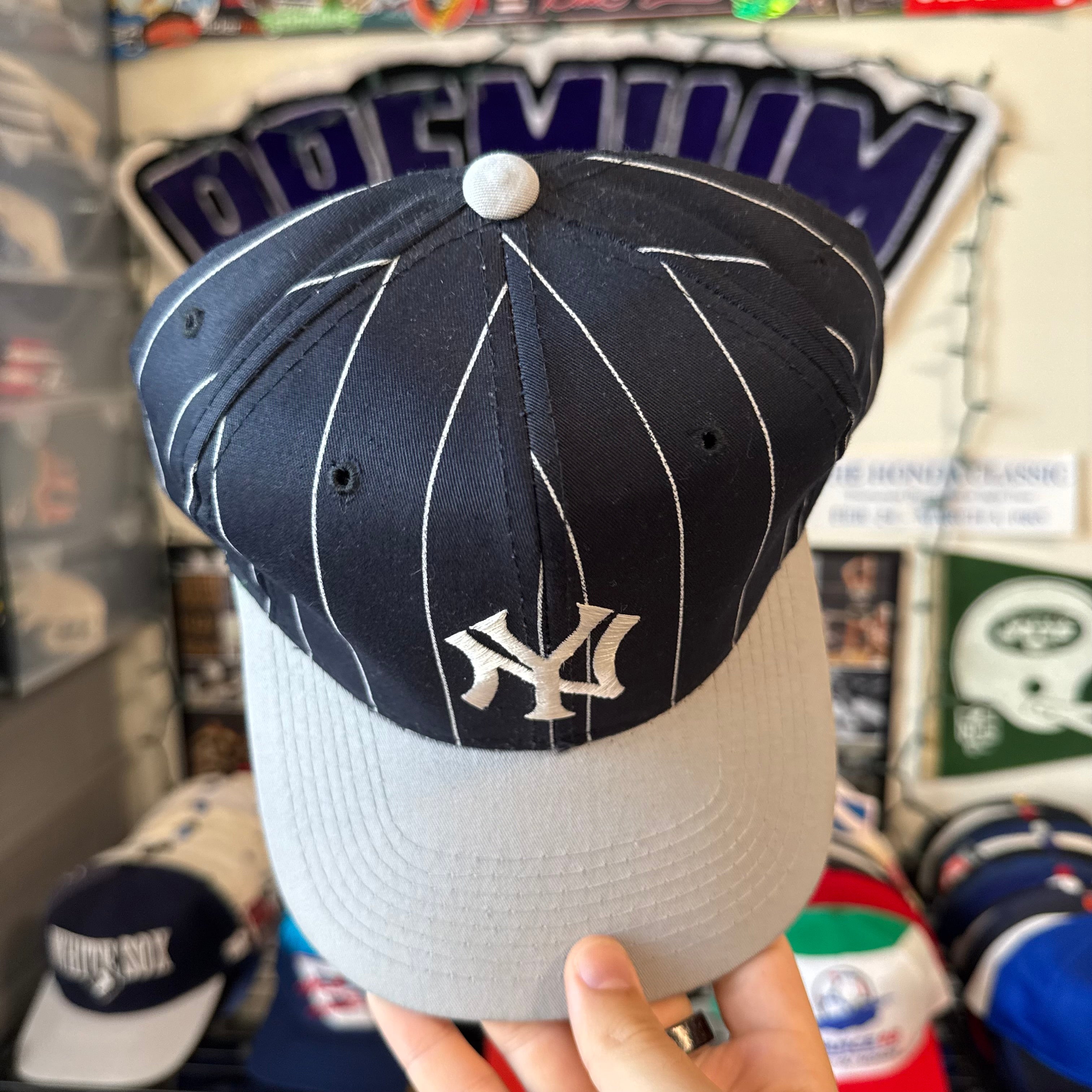 New York Yankees Starter Pinstripe Plain Logo MLB Baseball Snapback