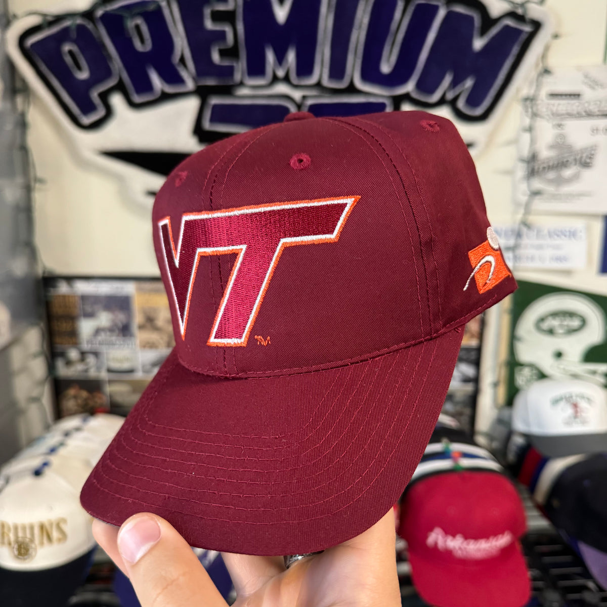 VT Virginia Tech Hokies Sports Specialties Plain Logo NCAA College Football Snapback