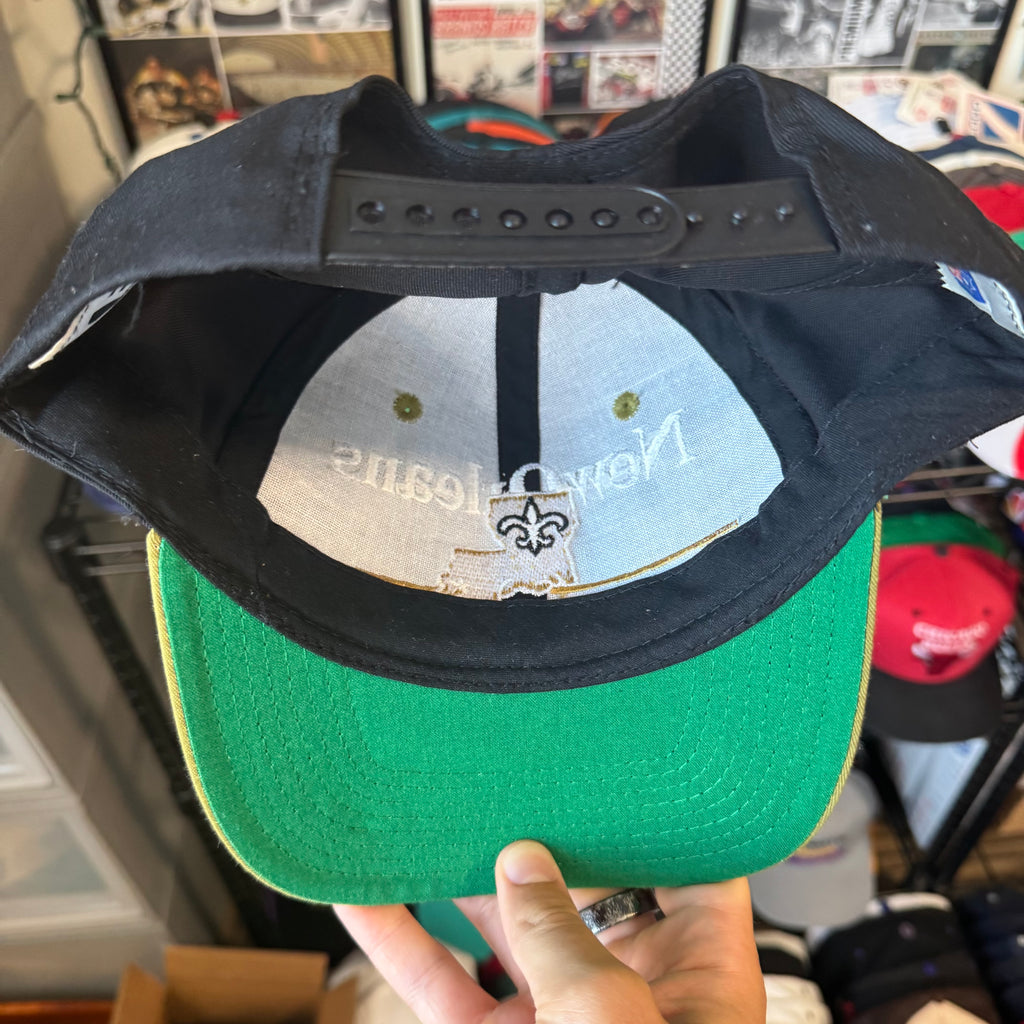 New Orleans Saints Eastport Single Bar NFL Football Signed Snapback