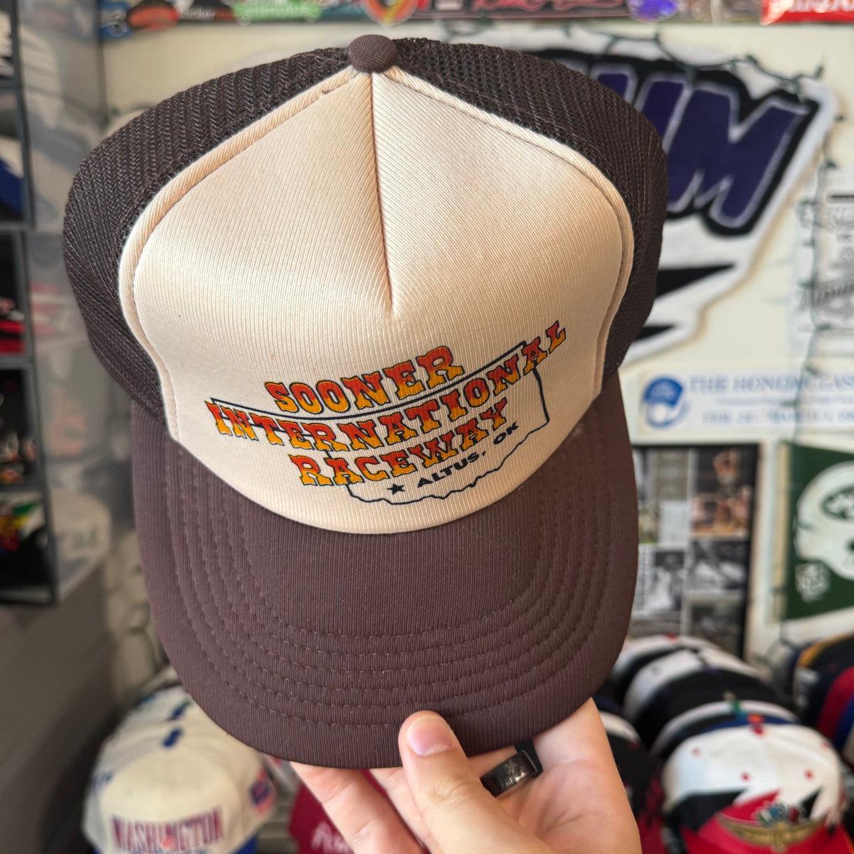 Sooner International Raceway Altus, Oklahoma NASCAR Racing Trucker Snapback