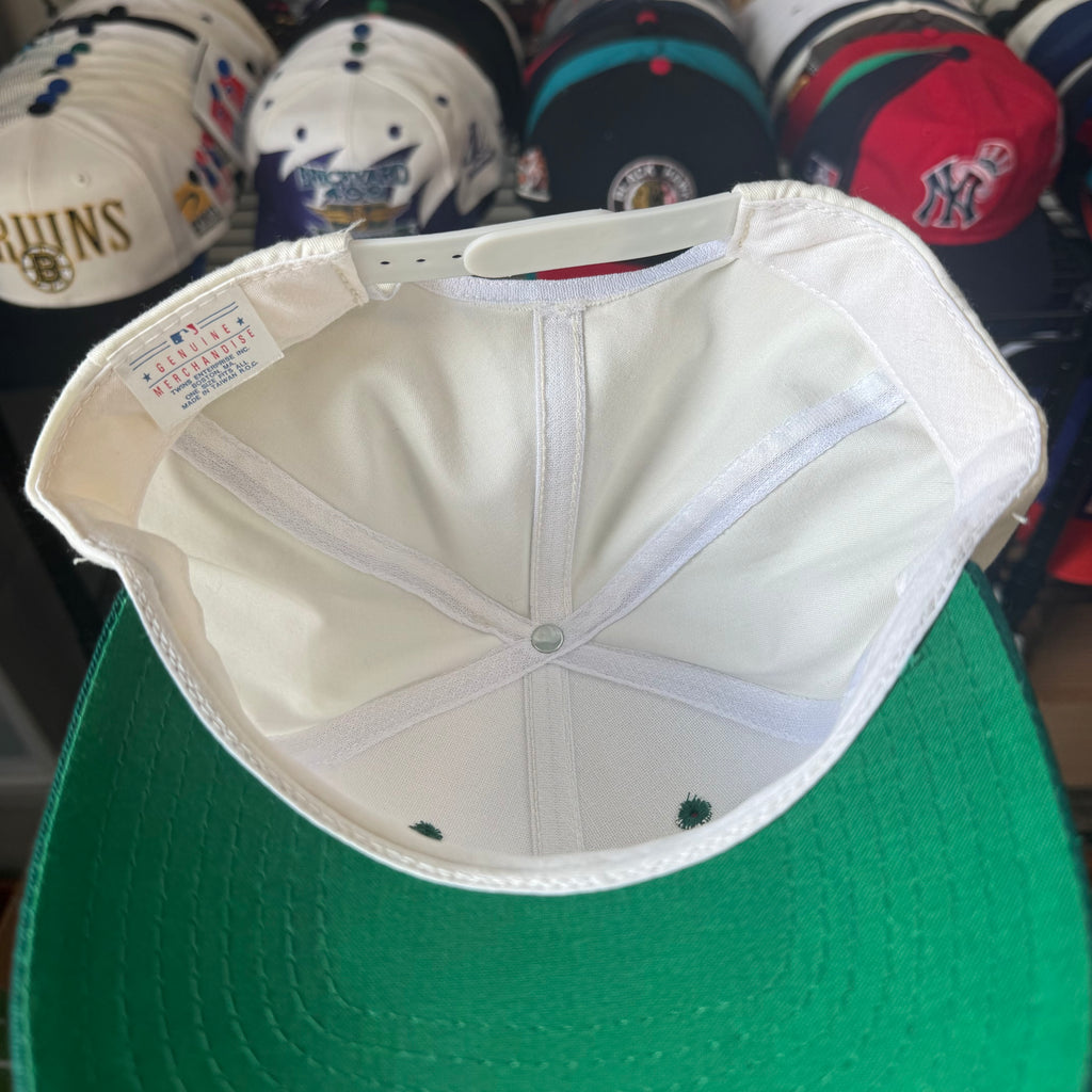Oakland Athletics Plain Logo Twins Enterprise MLB Baseball Snapback signed by Steve Ontiveros