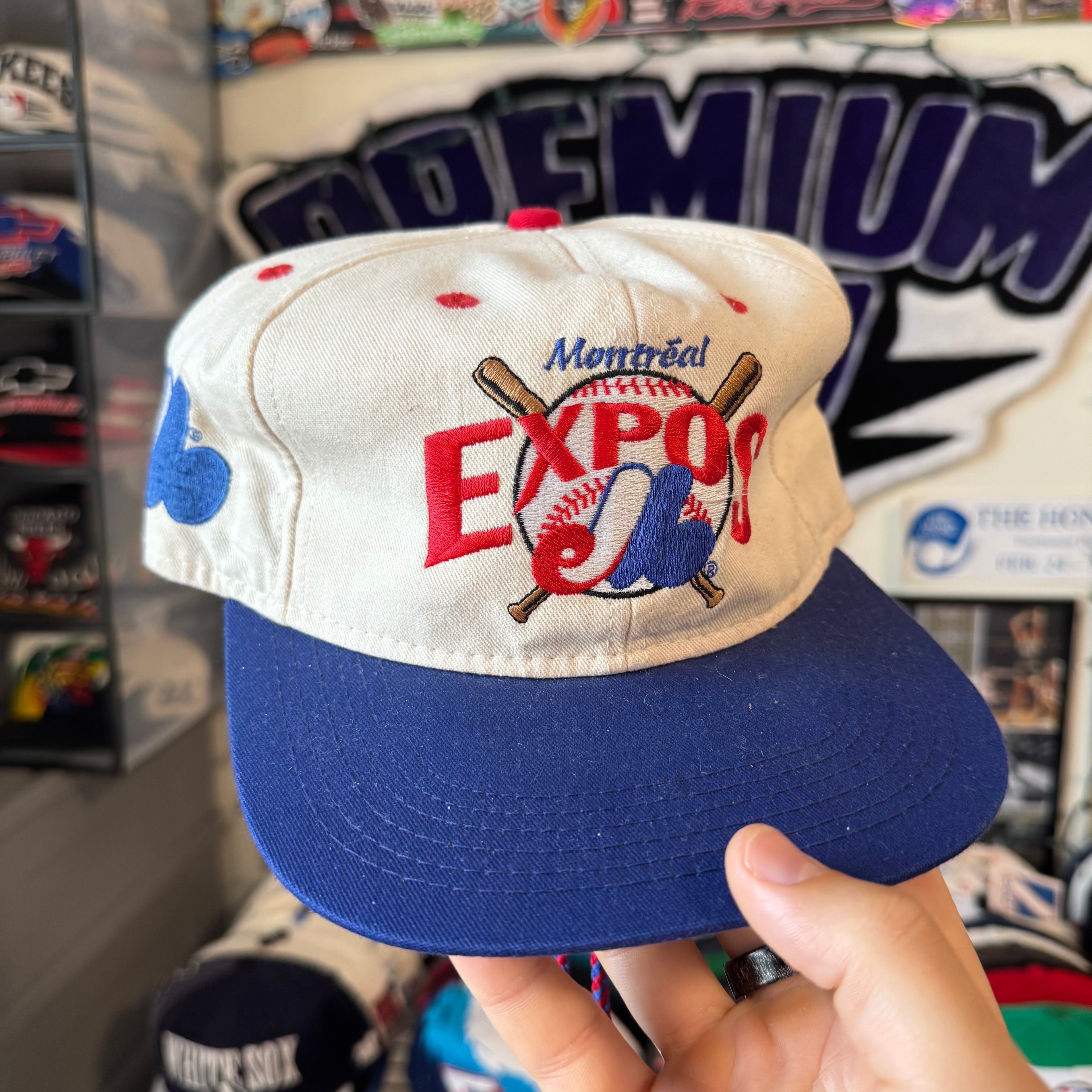 Montreal Expos Crossed Bats #1 Apparel MLB Baseball Draw-String