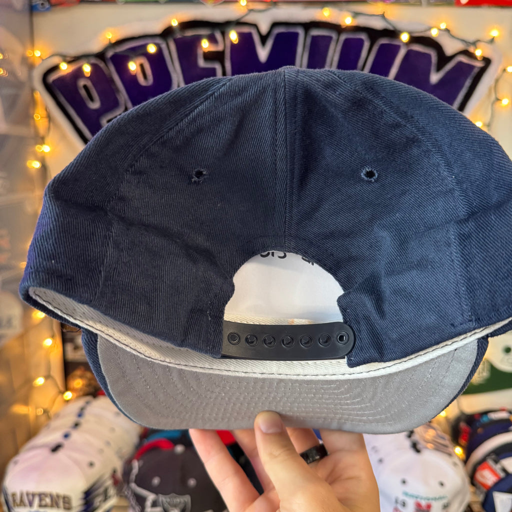 University of Virginia New Era Faded Navy Circle Logo Snapback