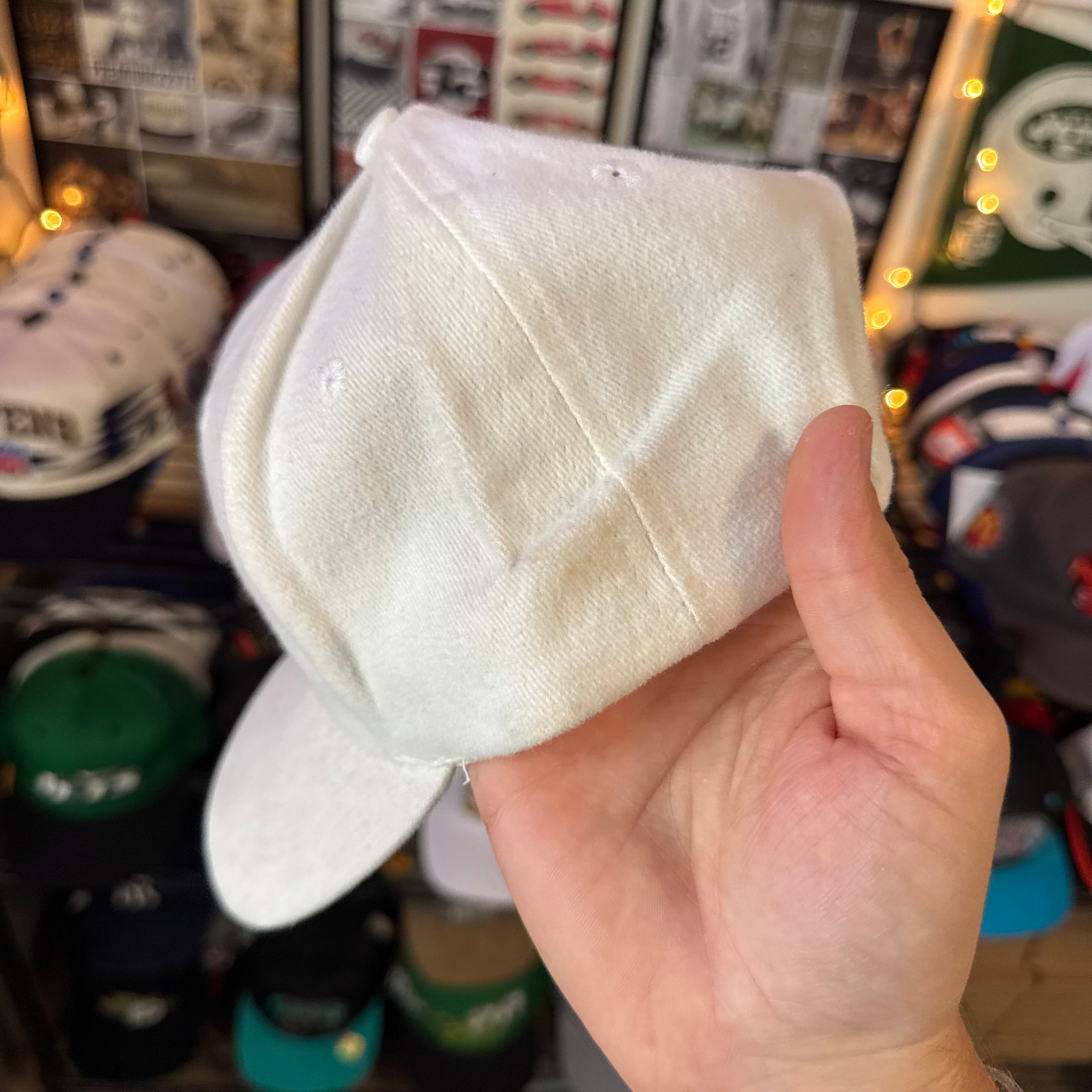 Ohio State Buckeyes Shallow Fit White Logo Athletic Snapback