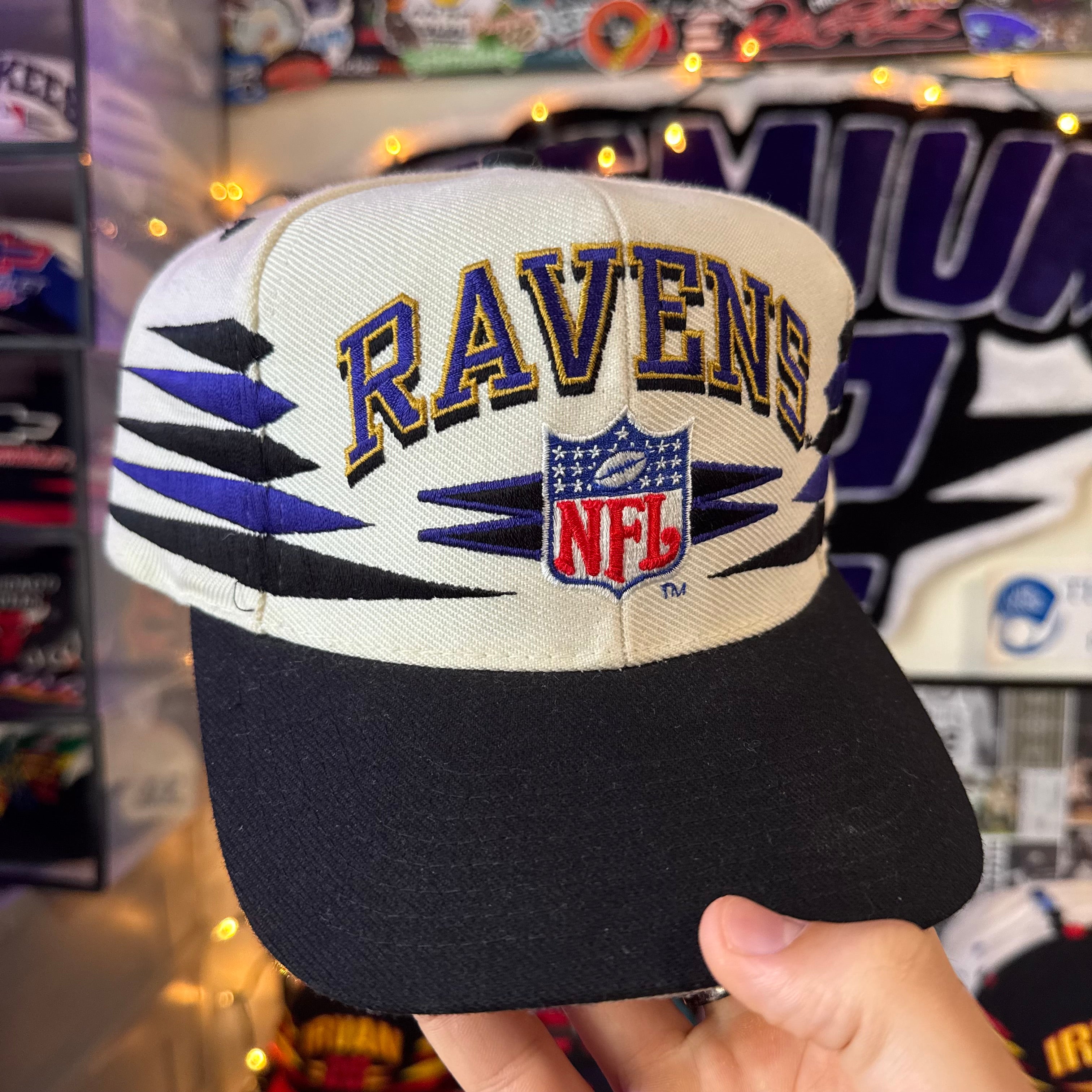 Baltimore Ravens Logo Athletic Diamond Cut Snapback