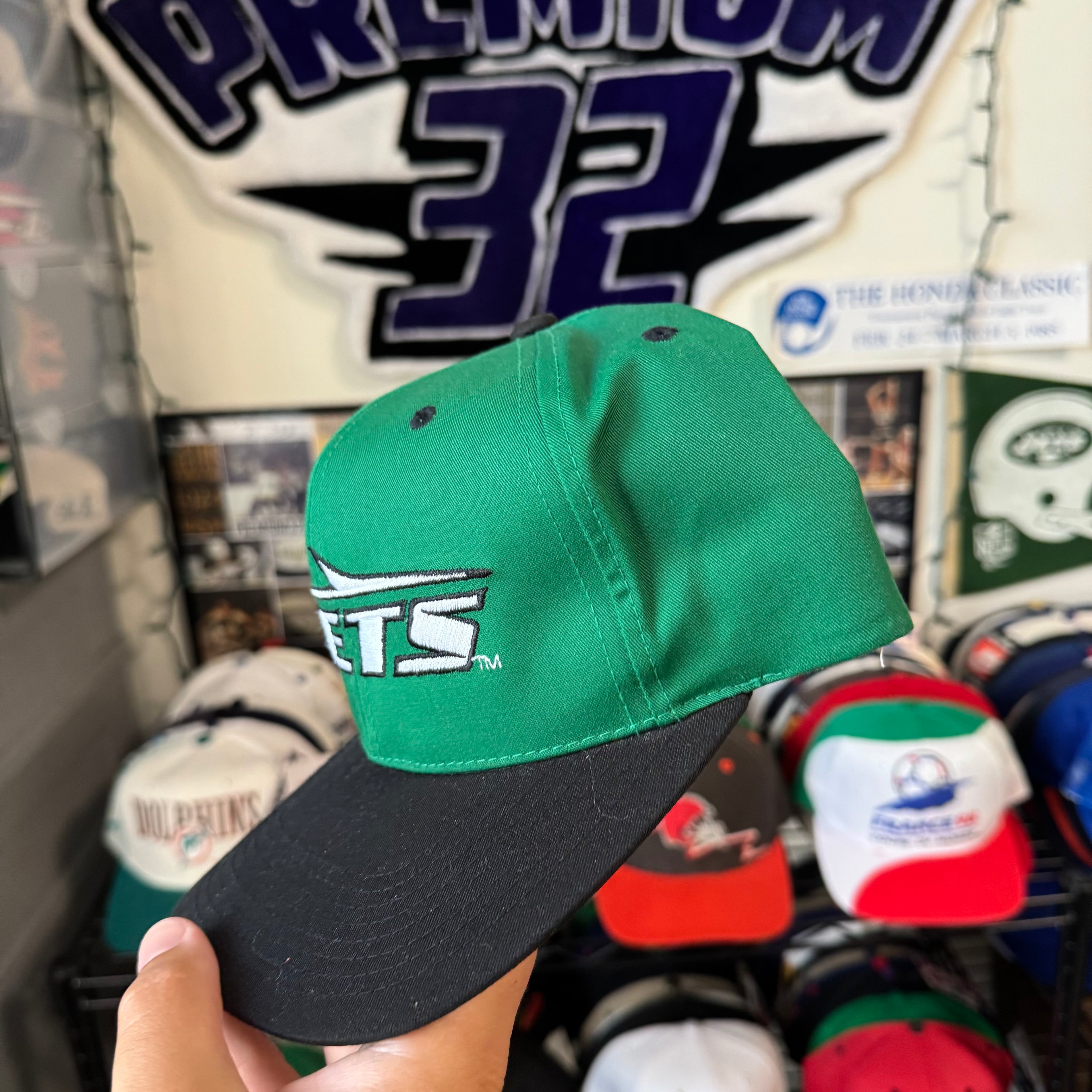 New York Jets Sports Specialties Back Script NFL Football Snapback