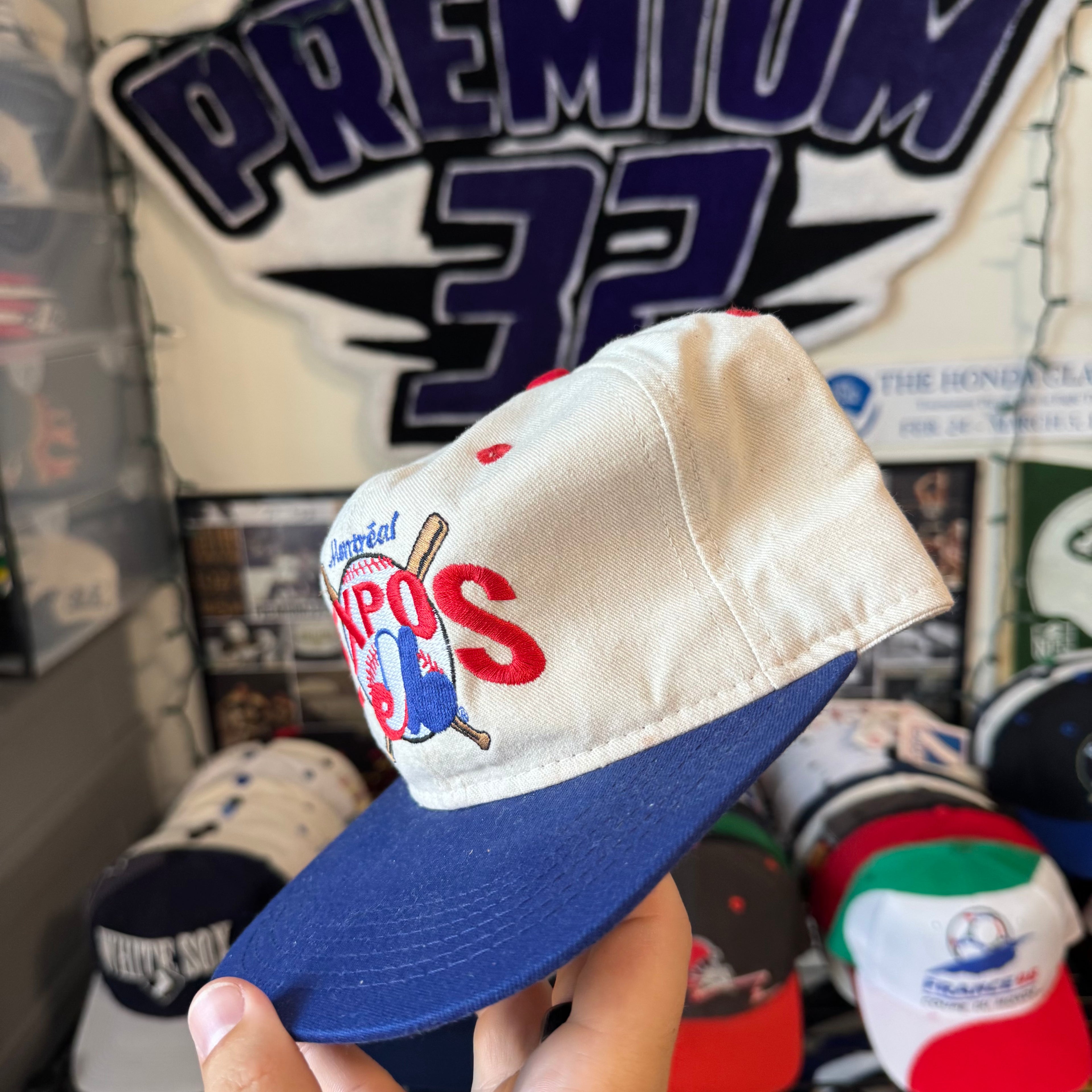 Montreal Expos Crossed Bats #1 Apparel MLB Baseball Draw-String