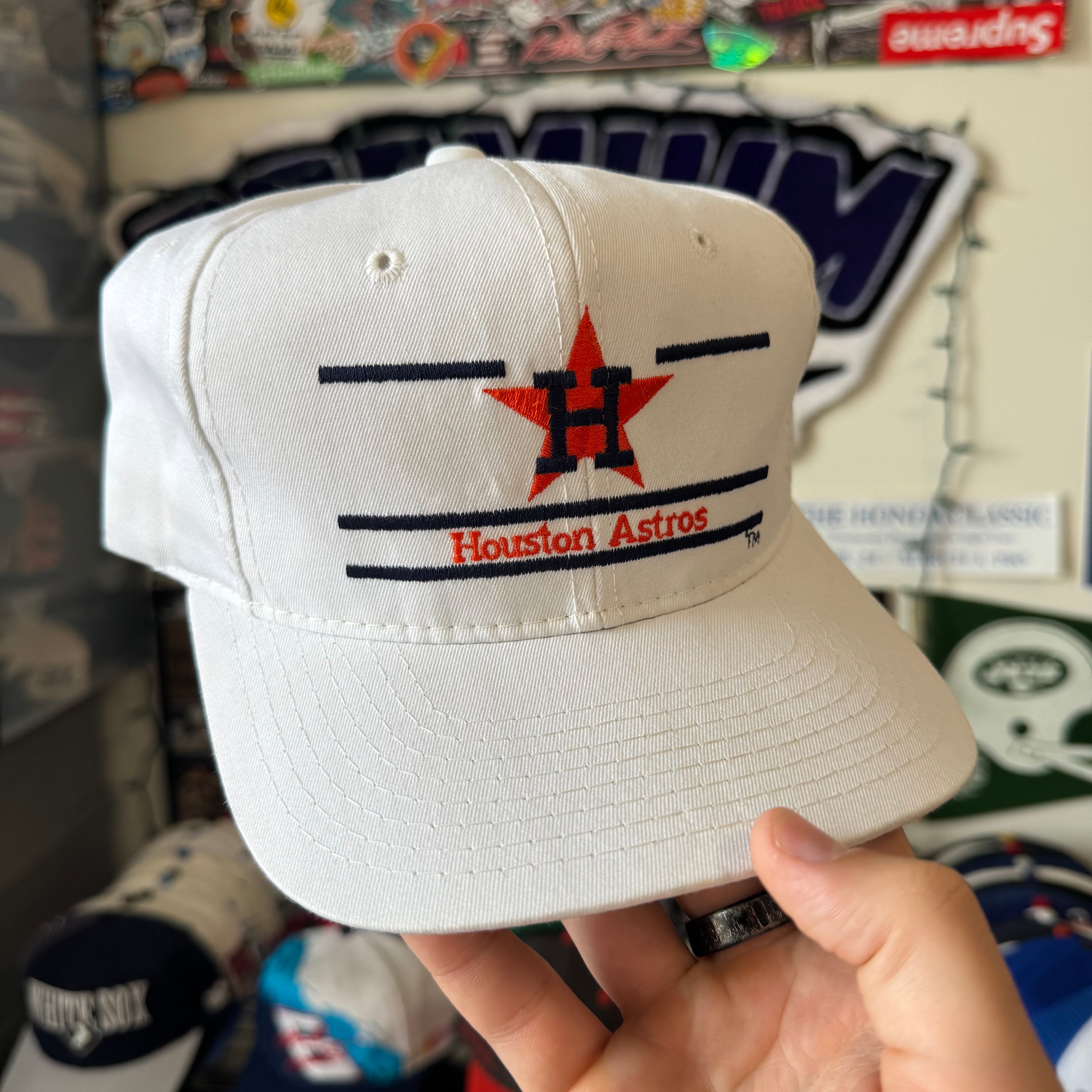 Houston Astros Triple Bar by The Game MLB Baseball Snapback