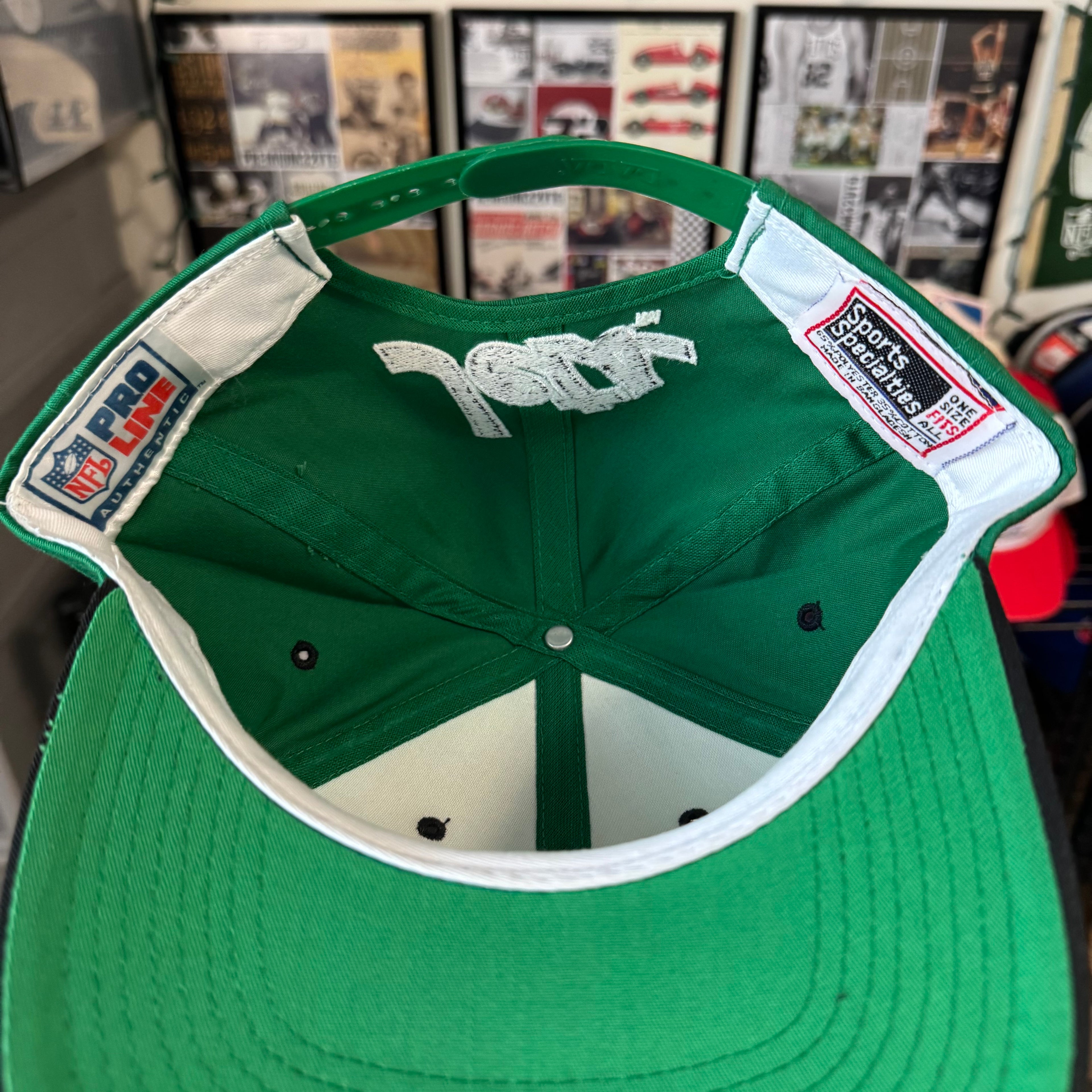 New York Jets Sports Specialties Back Script NFL Football Snapback