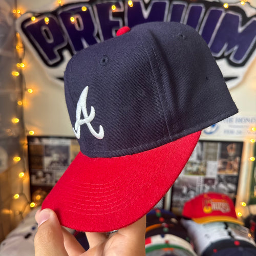 Atlanta Braves Plain Logo Sports Specialties Fitted Hat 7 3/8