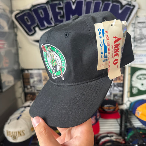 Boston Celtics ANNCO Plain Logo NBA Basketball Snapback