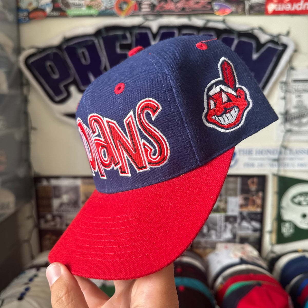Cleveland Indians Drew Pearson Bubble Graffiti MLB Baseball Snapback
