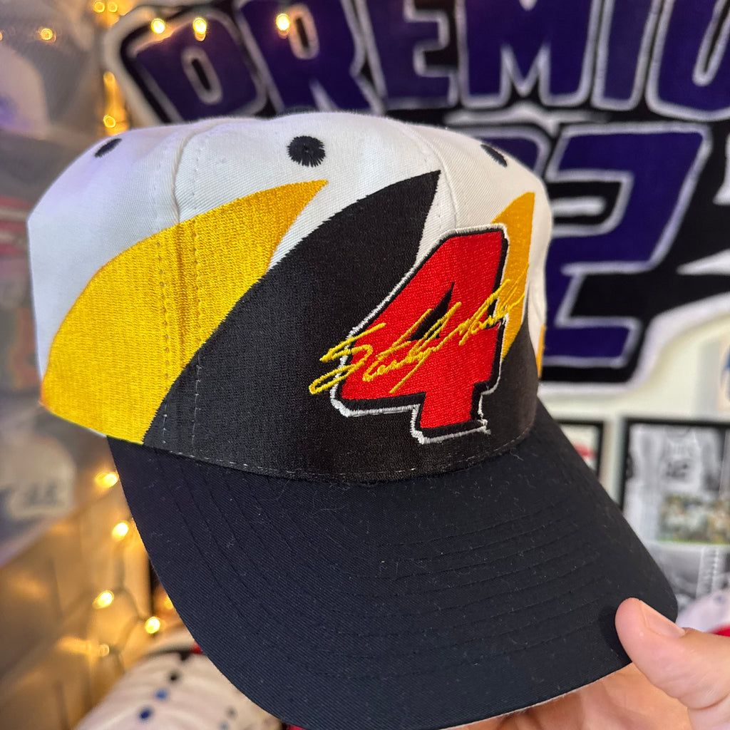 Sterling Marlin #4 Kodak Film Racing Logo 7 Double Sharktooth Snapback