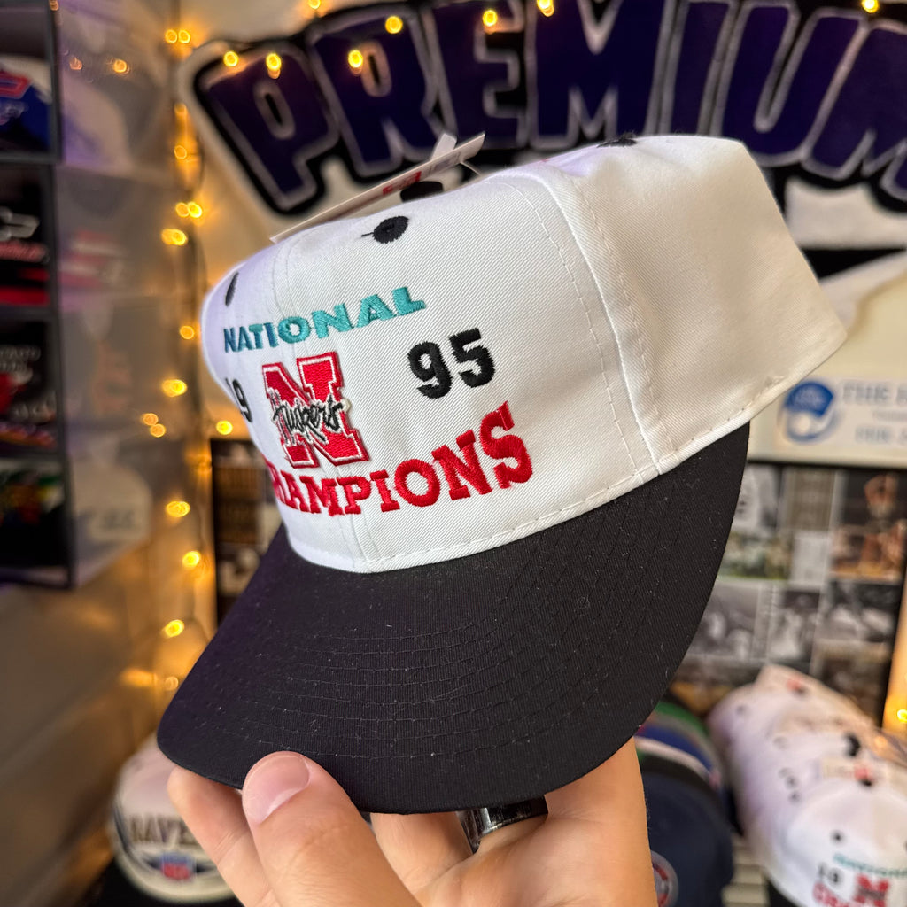 Nebraska Cornhuskers 1995 National Champions Logo 7 Snapback